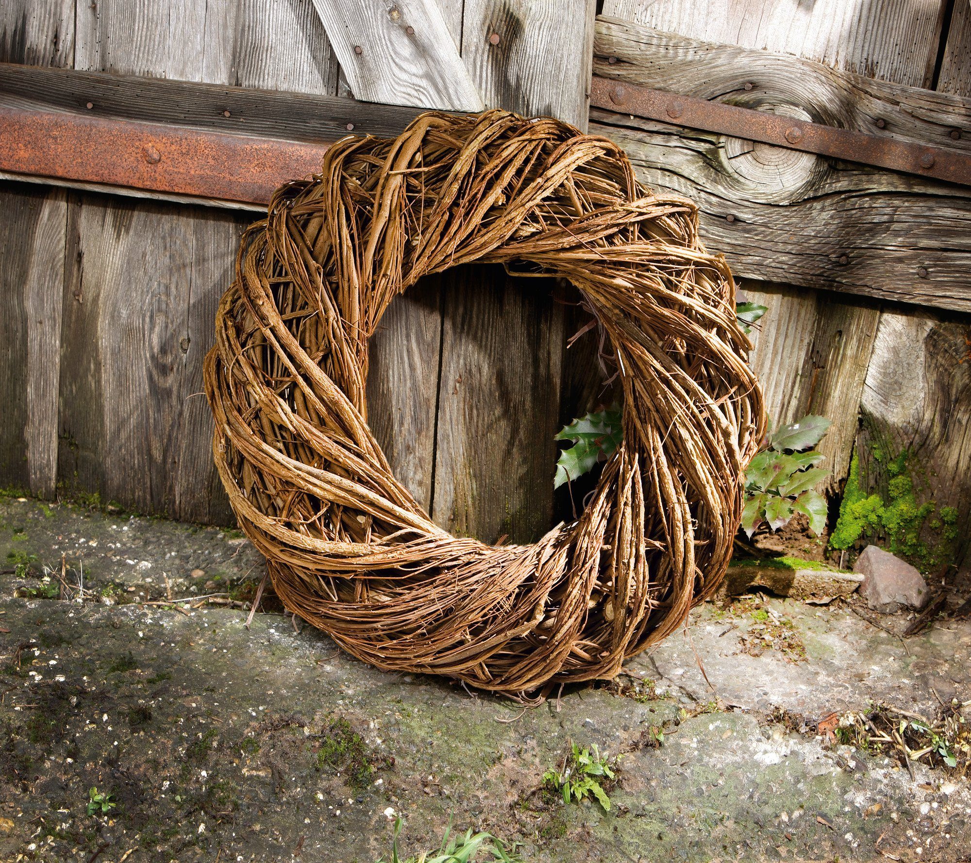 Frank Flechtwaren Bastelkranz Hochreisig 47cm, Deko-Kranz günstig online kaufen