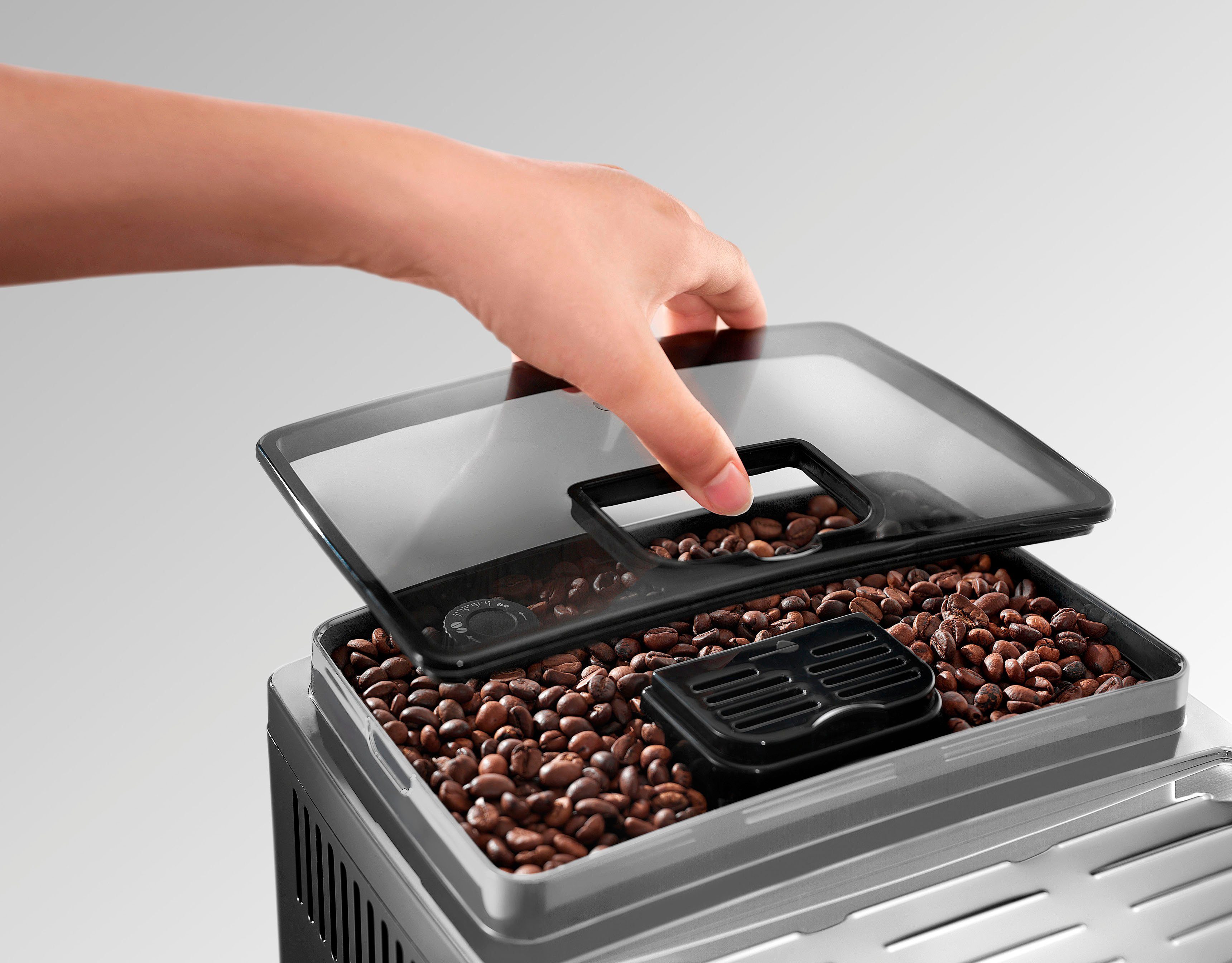 Milchsystem, Kaffeevollautomat mit 23.466.S, LatteCrema De'Longhi Silber ECAM