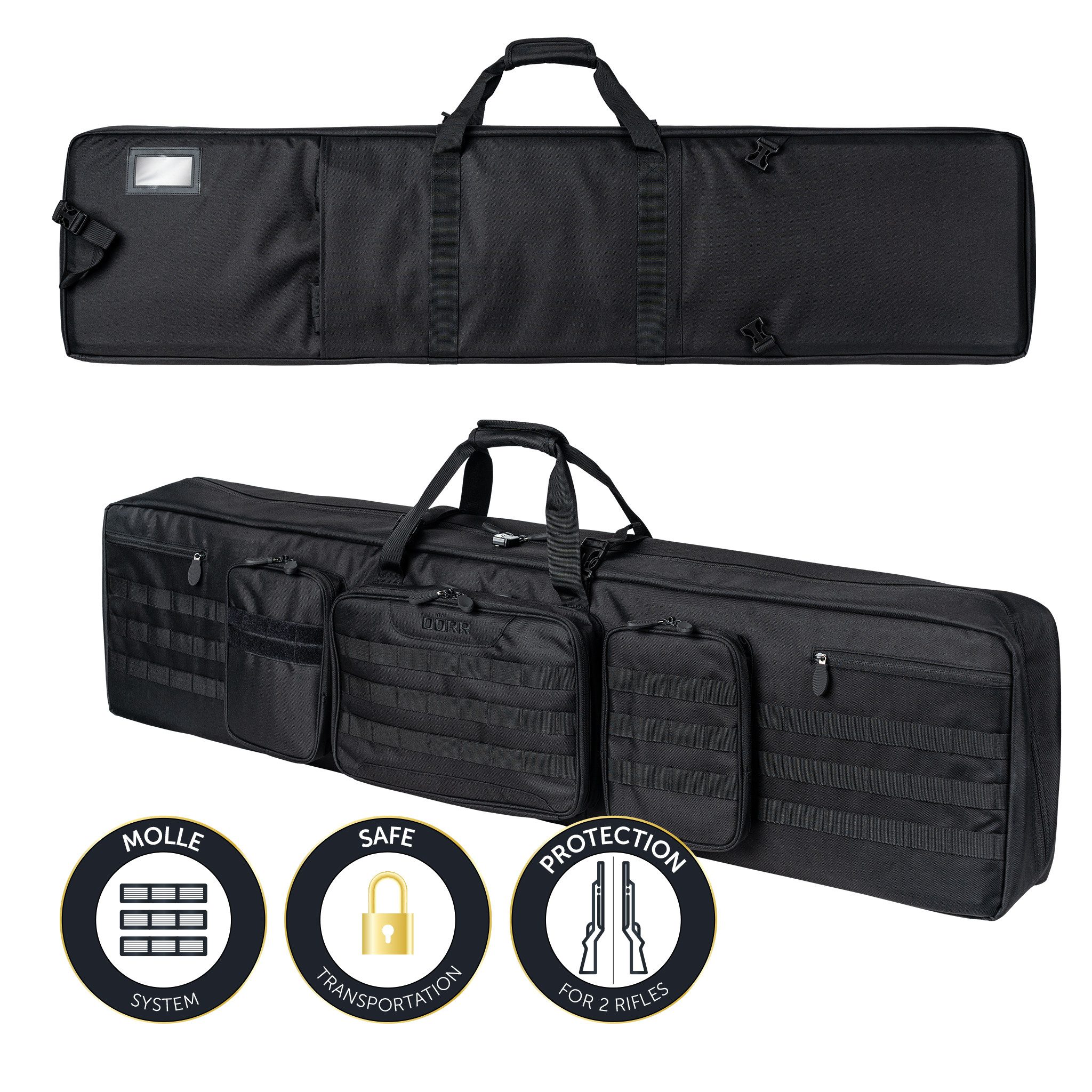 Dörr Sporttasche DÖRR Doppel-Gewehrtasche ProTac 130x32x13 günstig online kaufen