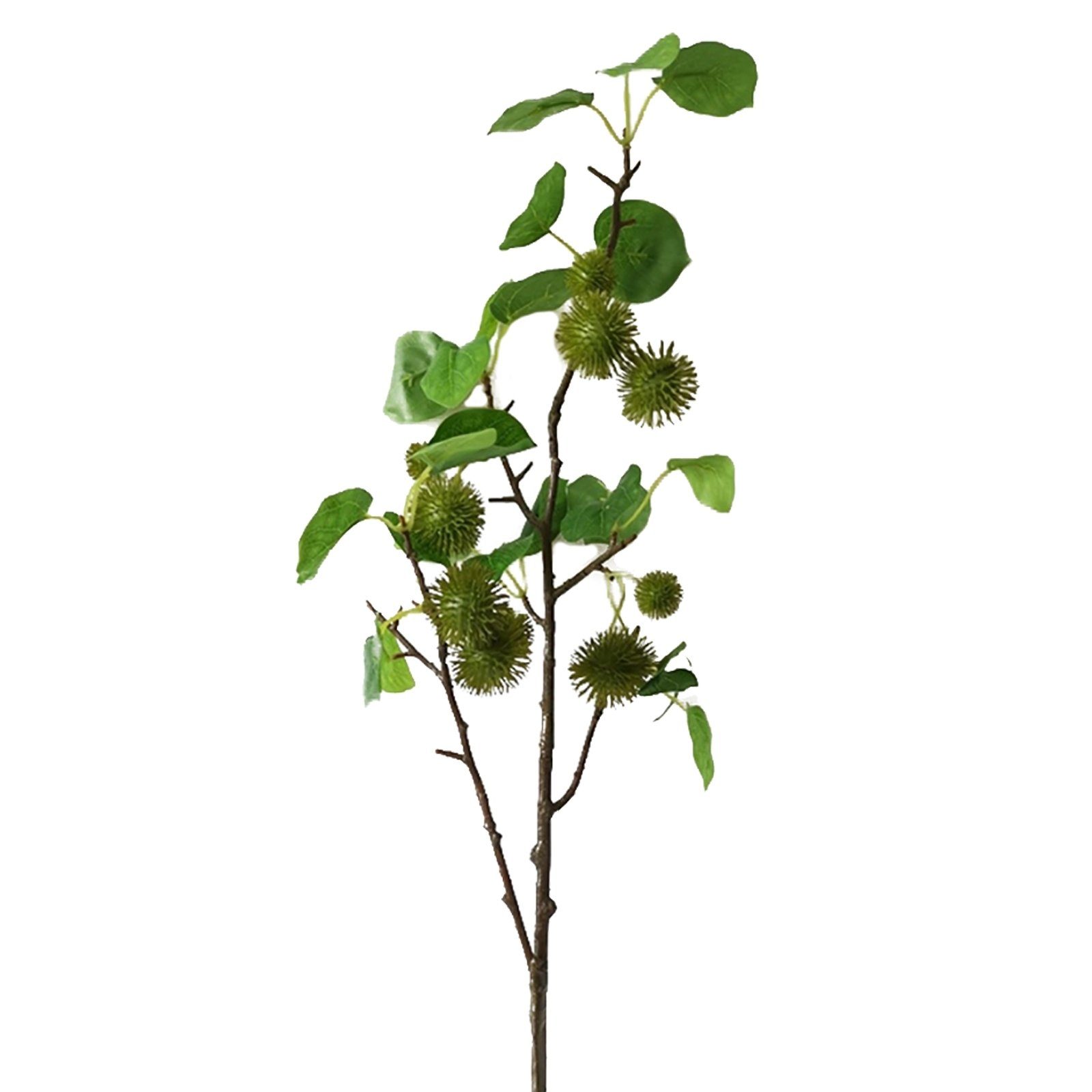 Kunstblume Beerenzweig 87 cm Kunstpflanze 87 Beere, cm Flora Grün HTI-Living, Höhe
