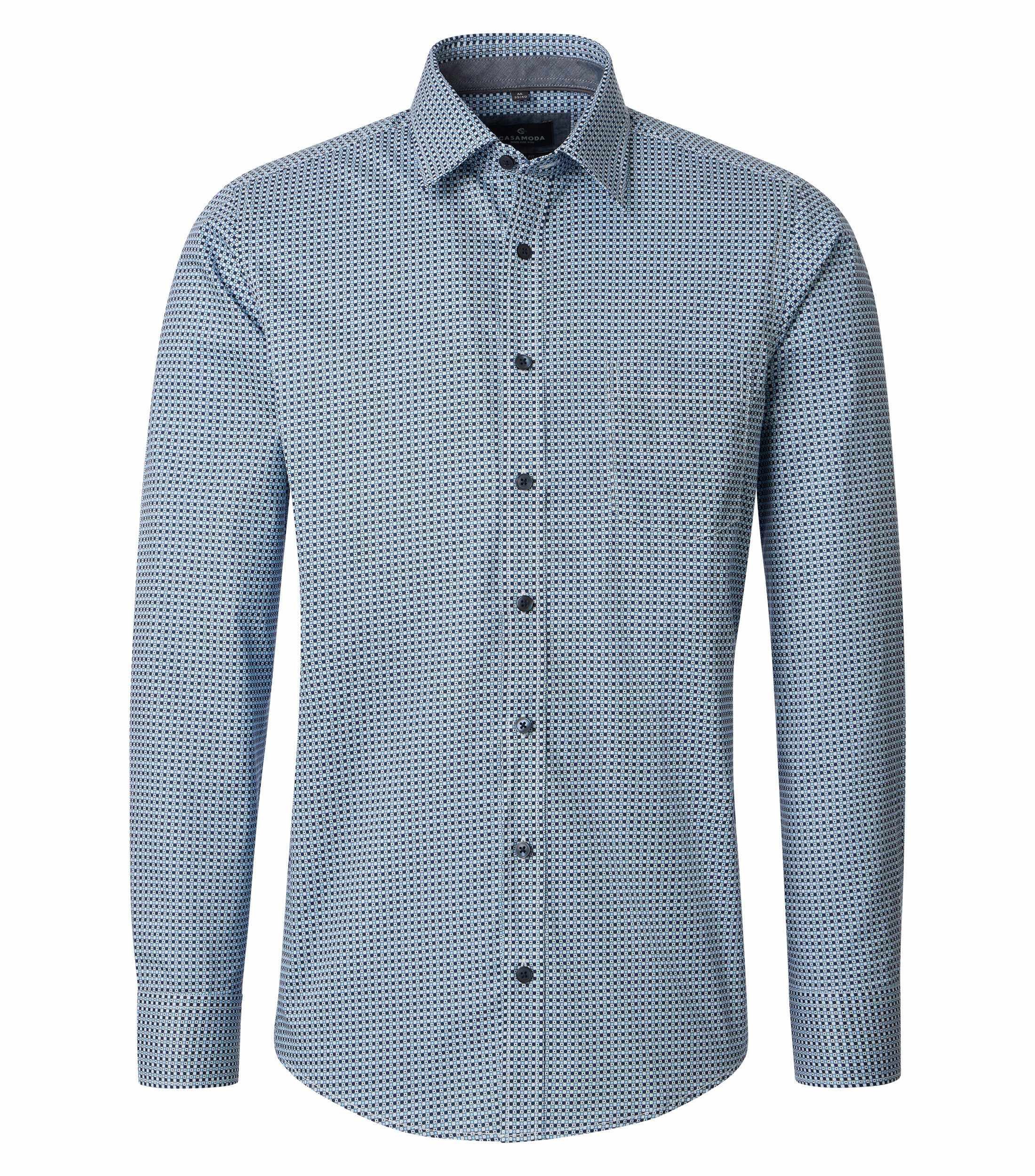 CASAMODA Langarmhemd CASAMODA Freizeithemd Print günstig online kaufen