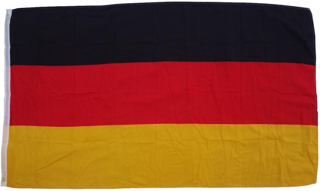 trends4cents Flagge XXL Flagge Fahne mit 3 Messingösen in 250 x 150 cm (Deutschland), für Fahnenmaste