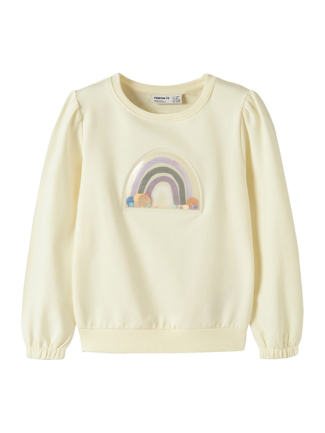 Name It Sweatjacke Sweatshirt mit Konfettitasche Mädchen