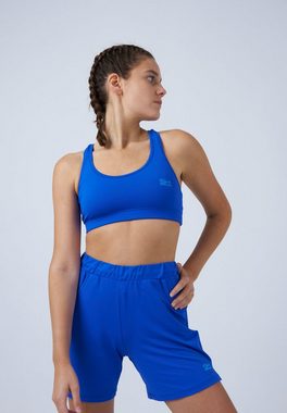 SPORTKIND Funktionsshorts Tennis Bermuda Shorts Mädchen & Damen kobaltblau