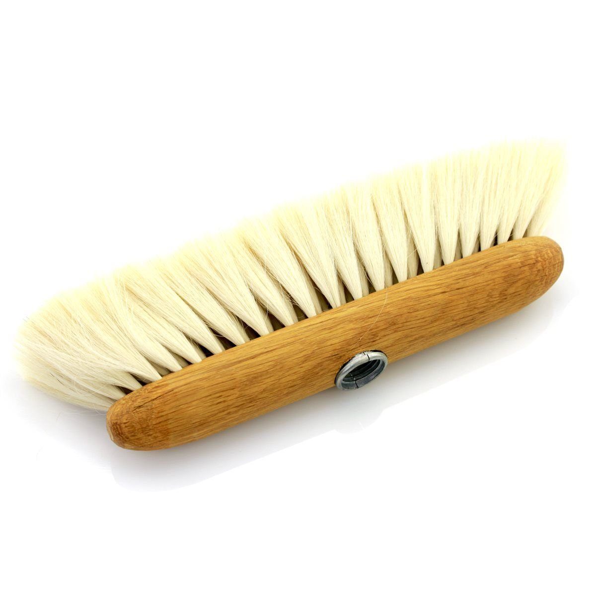 Bürstenhaus Redecker Kehrgarnitur Redecker Ziegenhaarbesen ca. 28cm Handeinzug Parkettbesen, Boden, (Einzeln), bestehend aus Ziegenhaar und Buchenholz