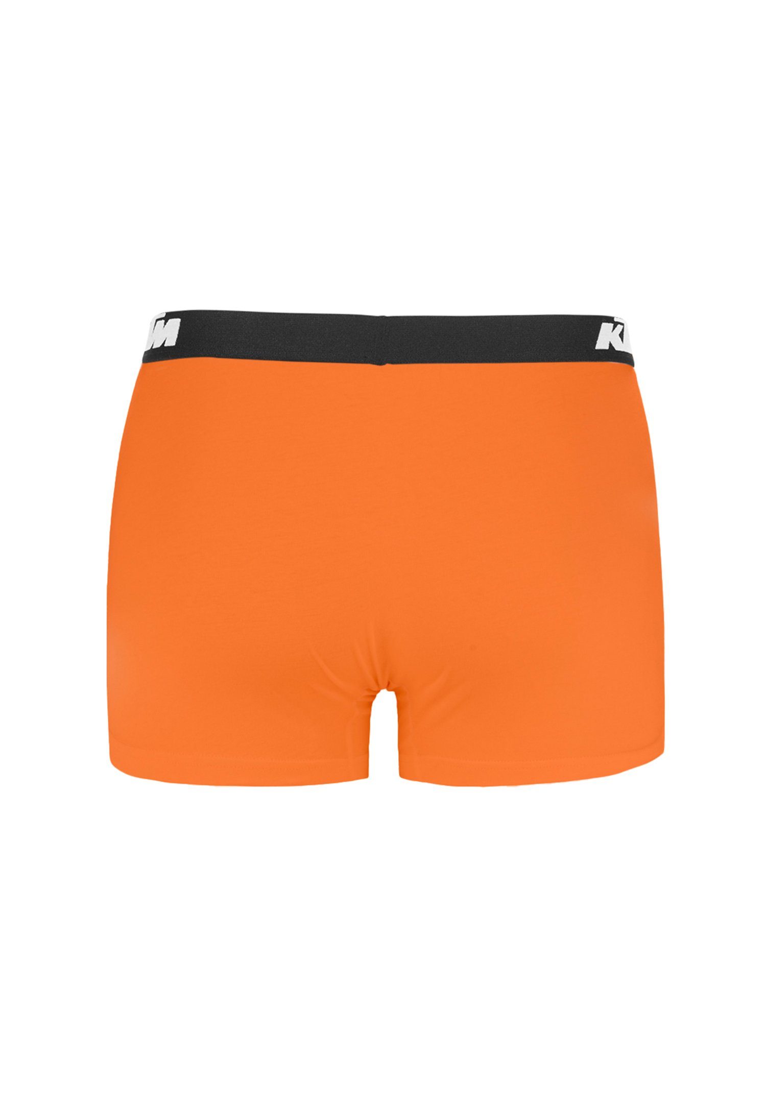 KTM Boxershorts Pack X2 Man / (2-St) Orange Cotton Dark Boxer Grey