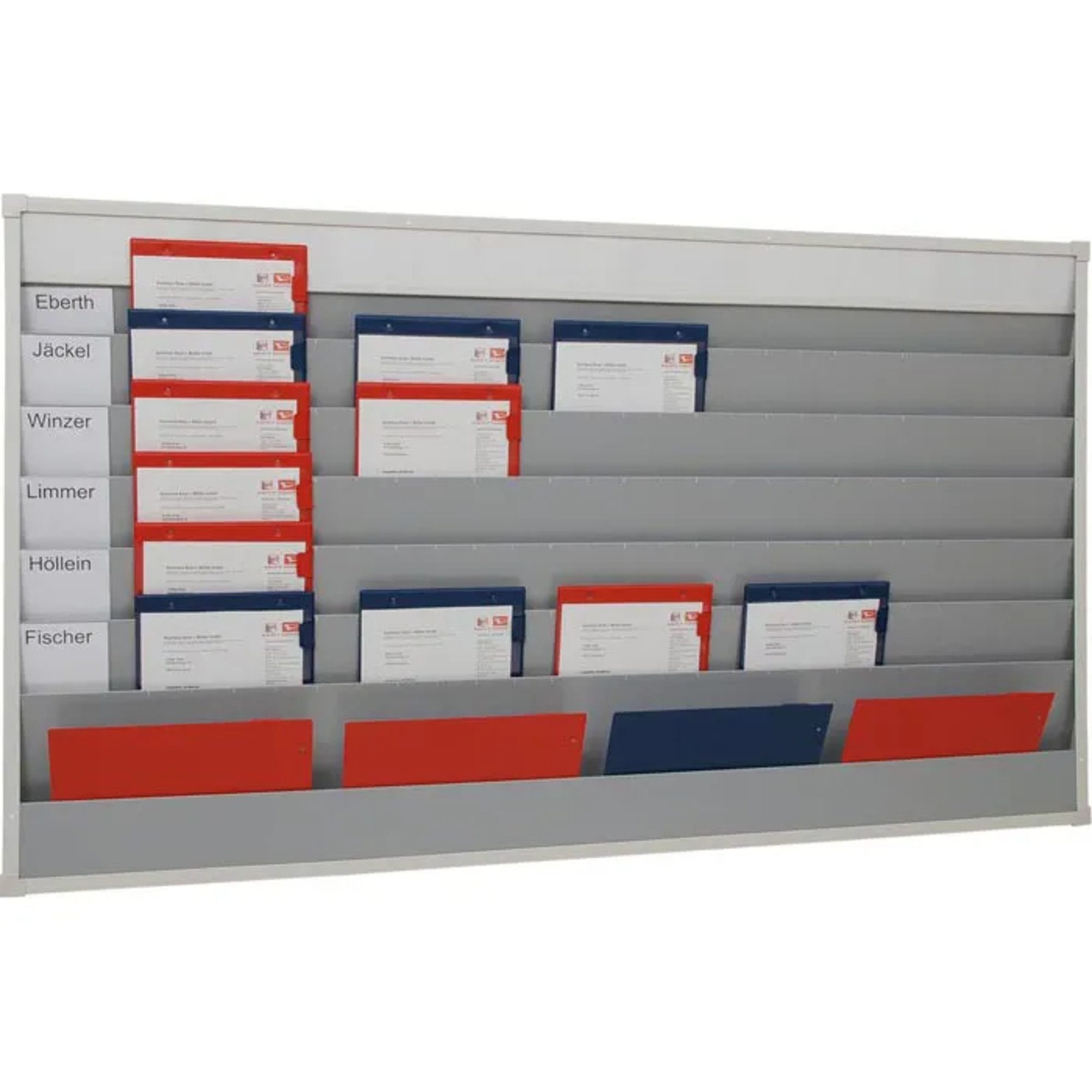 EICHNER Wandtafel Werkstattplaner 9019-00114 1580x900mm 6 Schienen schwarz