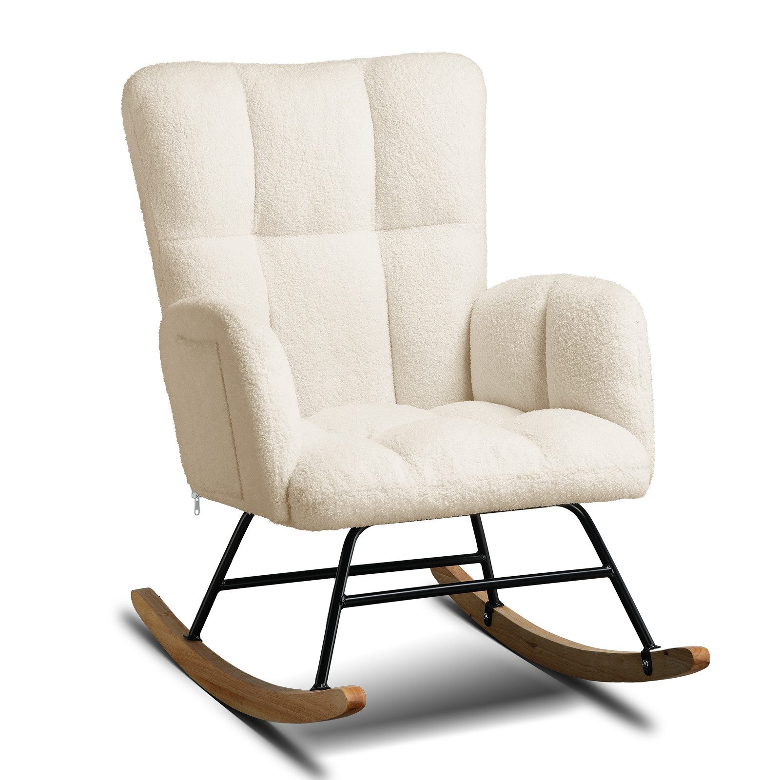 COMHOMA Relaxsessel Schaukelstuhl Ohrensessel sonnenliege Einzelsofa günstig online kaufen