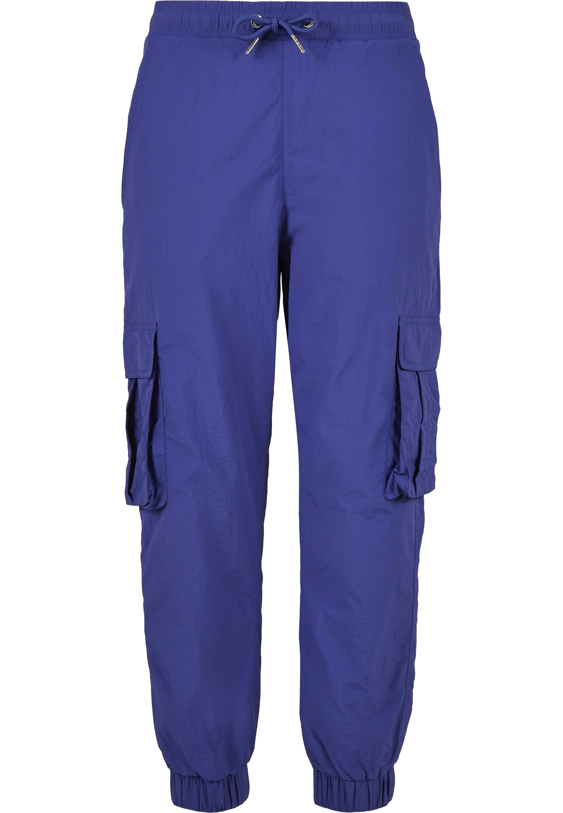 URBAN CLASSICS Schultertasche Urban Classics Damen Ladies High Waist Crinkle Nylon Cargo Pants
