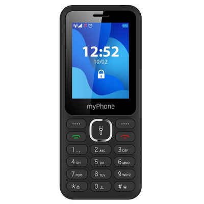 myPhone Mobiltelefon 2,4-Display, 1000 mAh, Dual Sim, 0,3 Mpx Kamera, Schwarz Smartphone