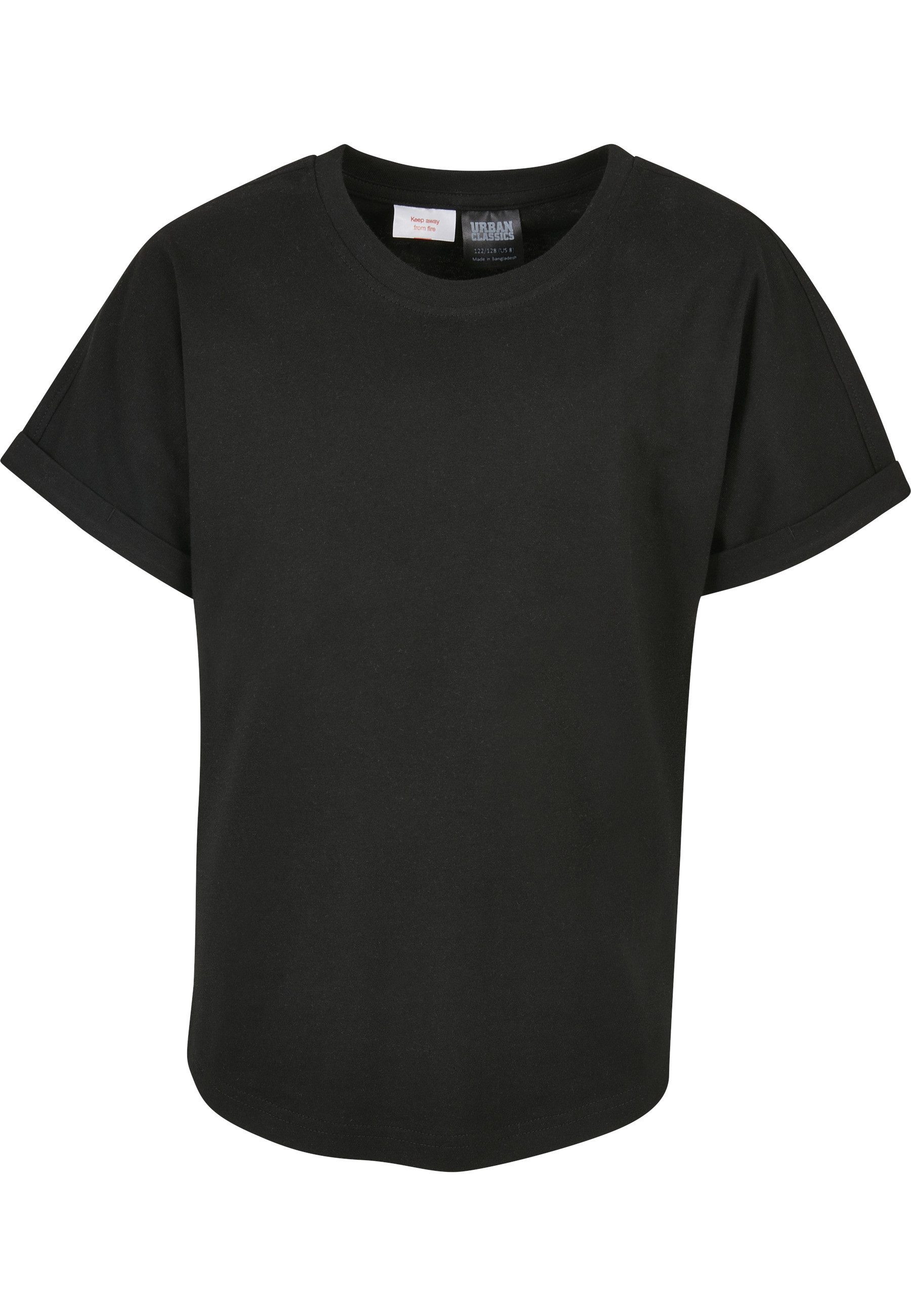 URBAN CLASSICS Kurzarmshirt Urban Classics Herren Boys Long Shaped Turnup Tee 2-Pack (1-tlg)