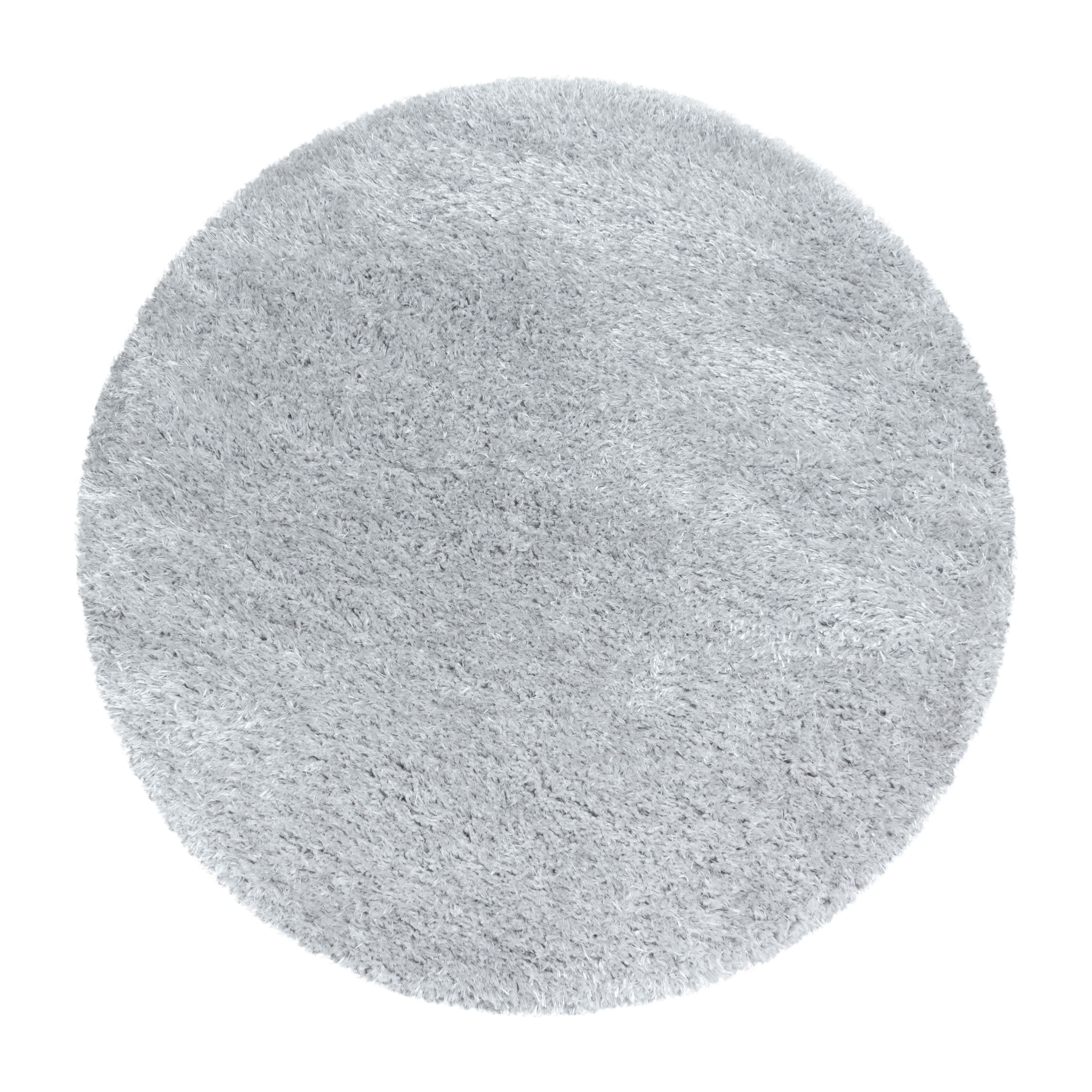 Unicolor Einfarbig, Teppium, mm, Wohnzimmer Teppich Grau - 50 Teppich Läufer, Höhe: