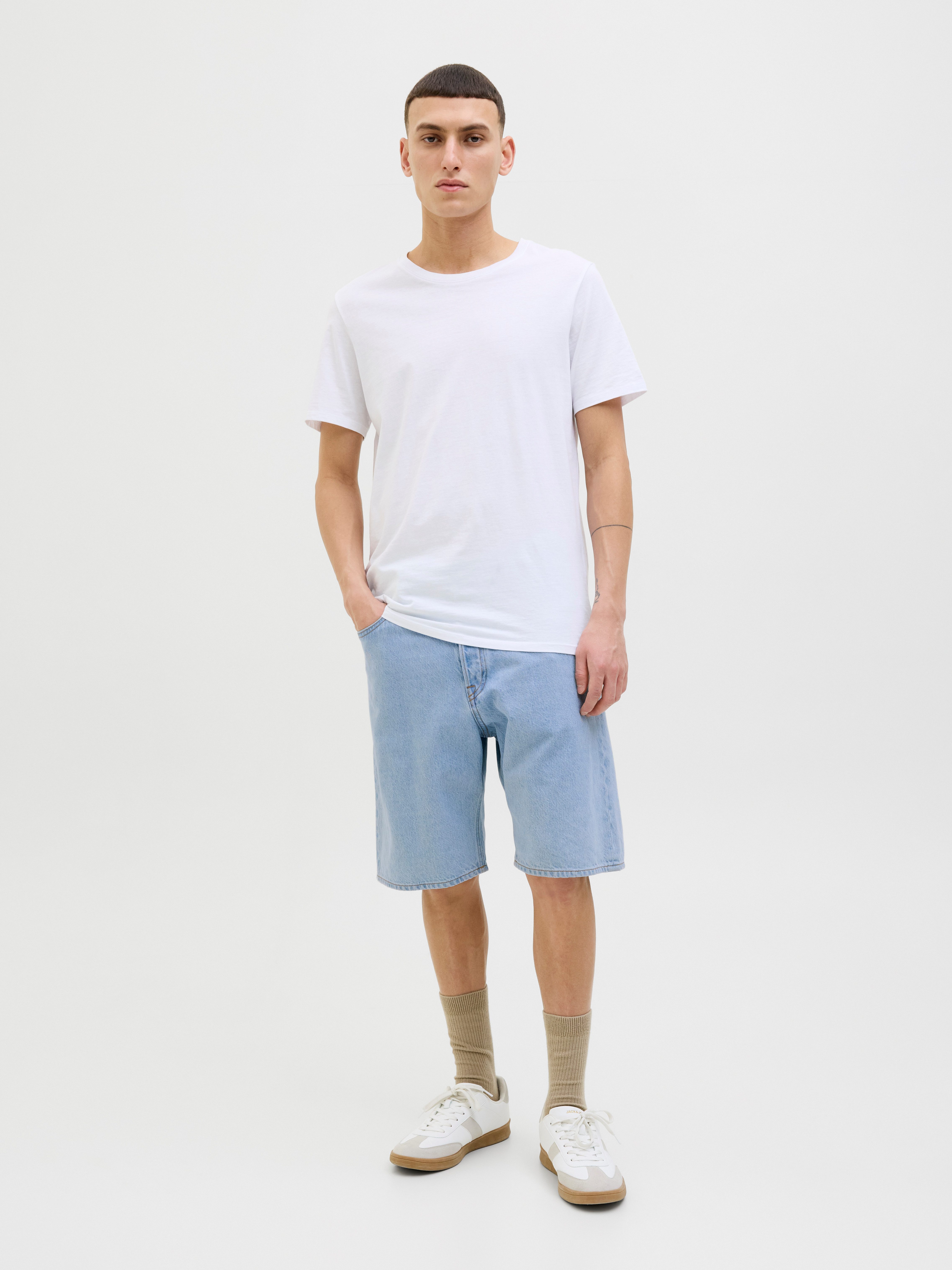 Jack & Jones Relaxshorts JJIALEX JJORIGINAL SHORTS SBD 300 SN Baumwolle, relaxed fit