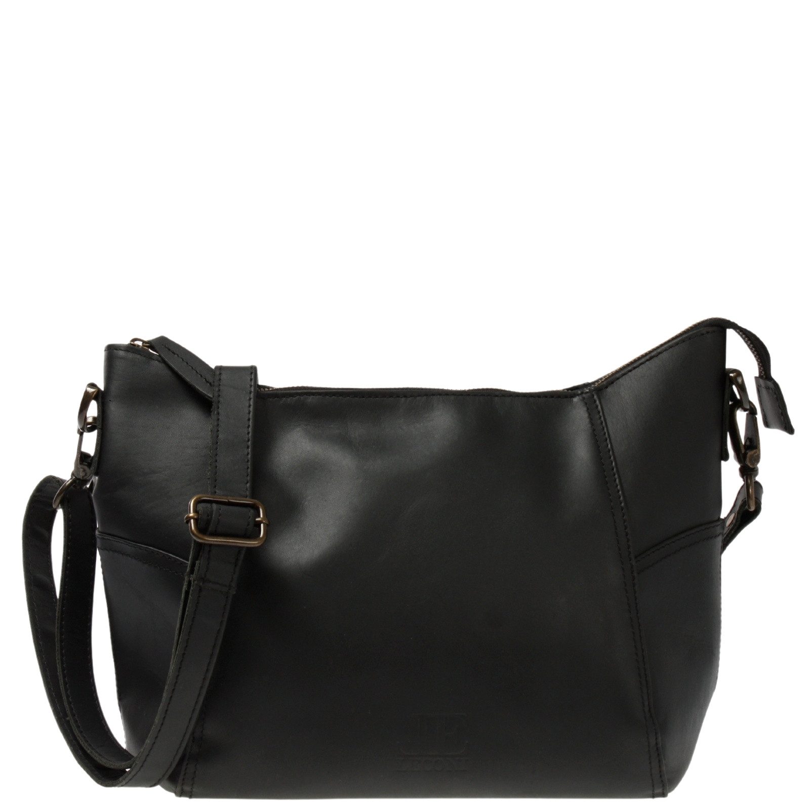 LECONI Umhängetasche Schultertasche Ledertasche Damentasche Handtasche Echtleder LE0058, Robustes Echtleder – variable Trageoptionen – 37×24×16 cm