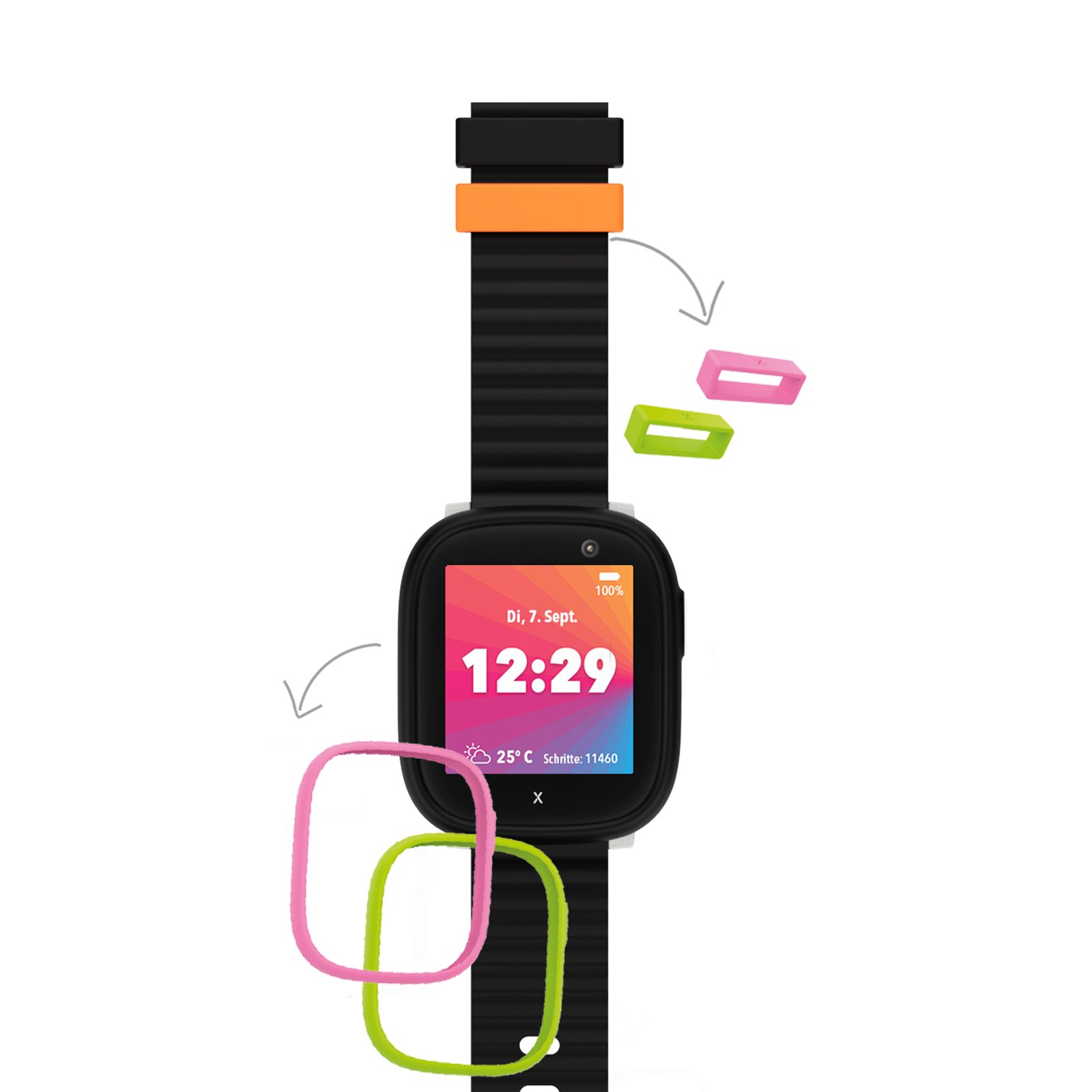 Xplora X6 Play eSIM Kinderuhr mit GPS & Telefonfunktion SOS Notruf Smartwatch, 4G