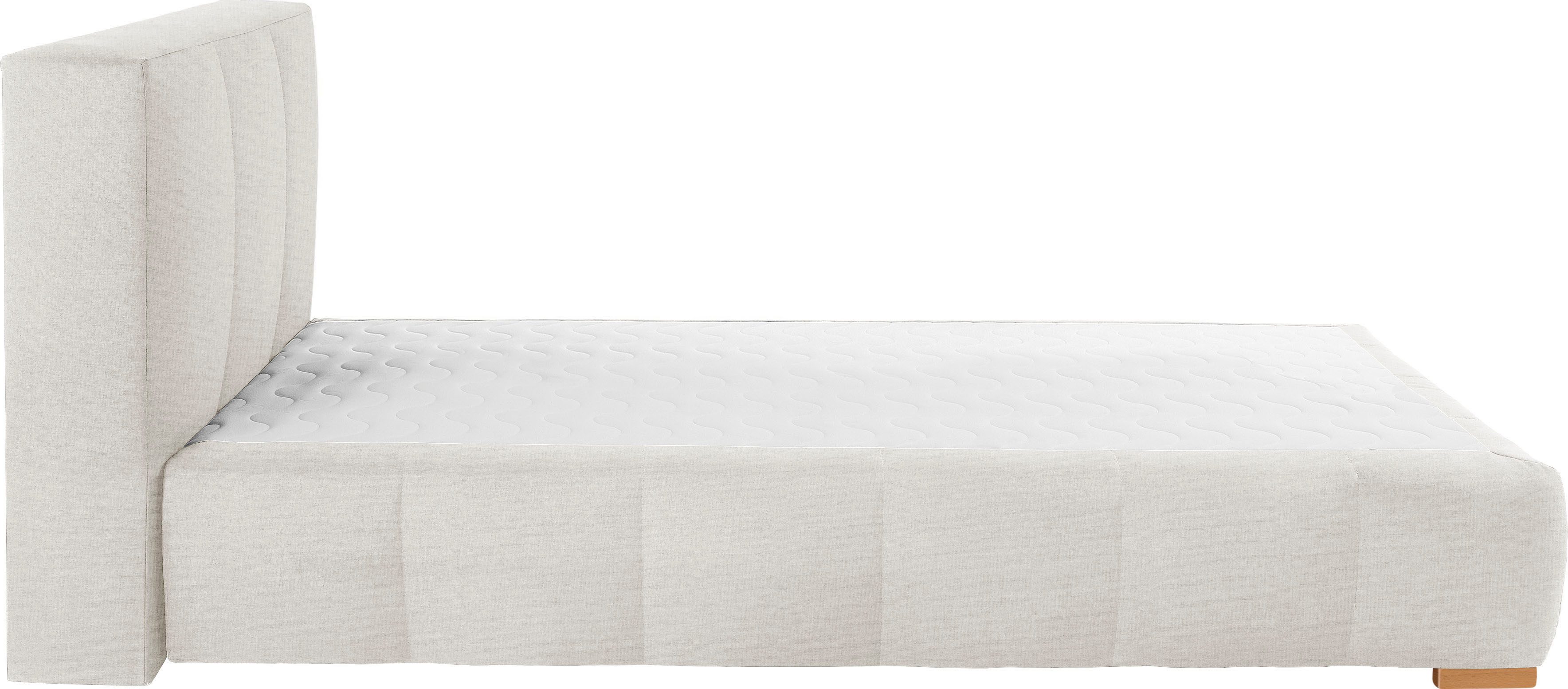 Home affaire Boxspringbett Chelles, inkl. Kaltschaumtopper, in 5 Breiten und 3 Matratzenarten