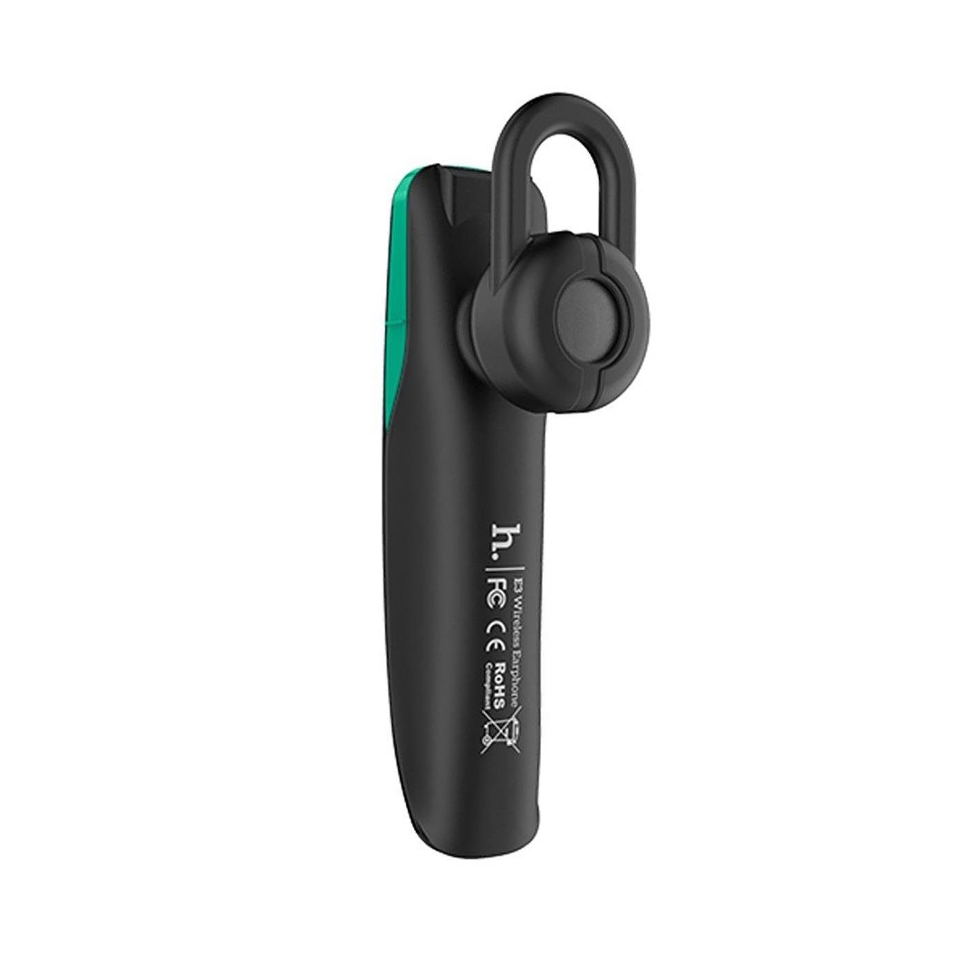 HOCO E1 Bluetooth Smartphone-Headset Schwarz Kopfh?rer Ear) in (Ohrh?rer mit Einohr Stereo Headset Wireless Mikrofon