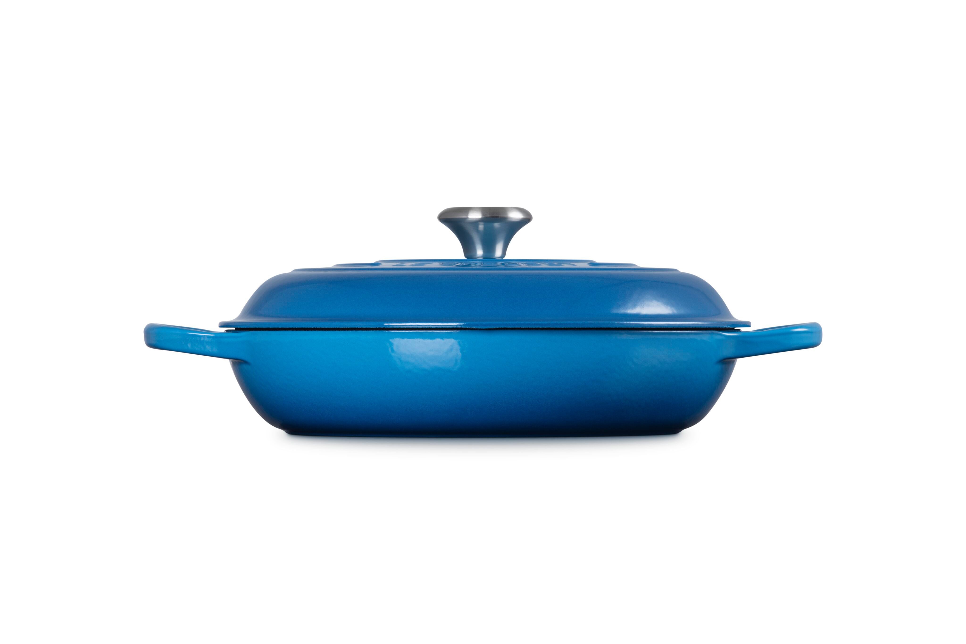 LE CREUSET Bratentopf Gourmet-Profitopf, Gusseisen, Ø 30 cm, 6,7 l, 5,56 kg, Marseille, 21180302002430
