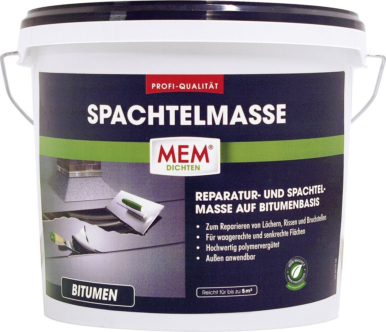 MEM Bauchemie Dichtungsband MEM Bitumen Spachtelmasse 7 kg