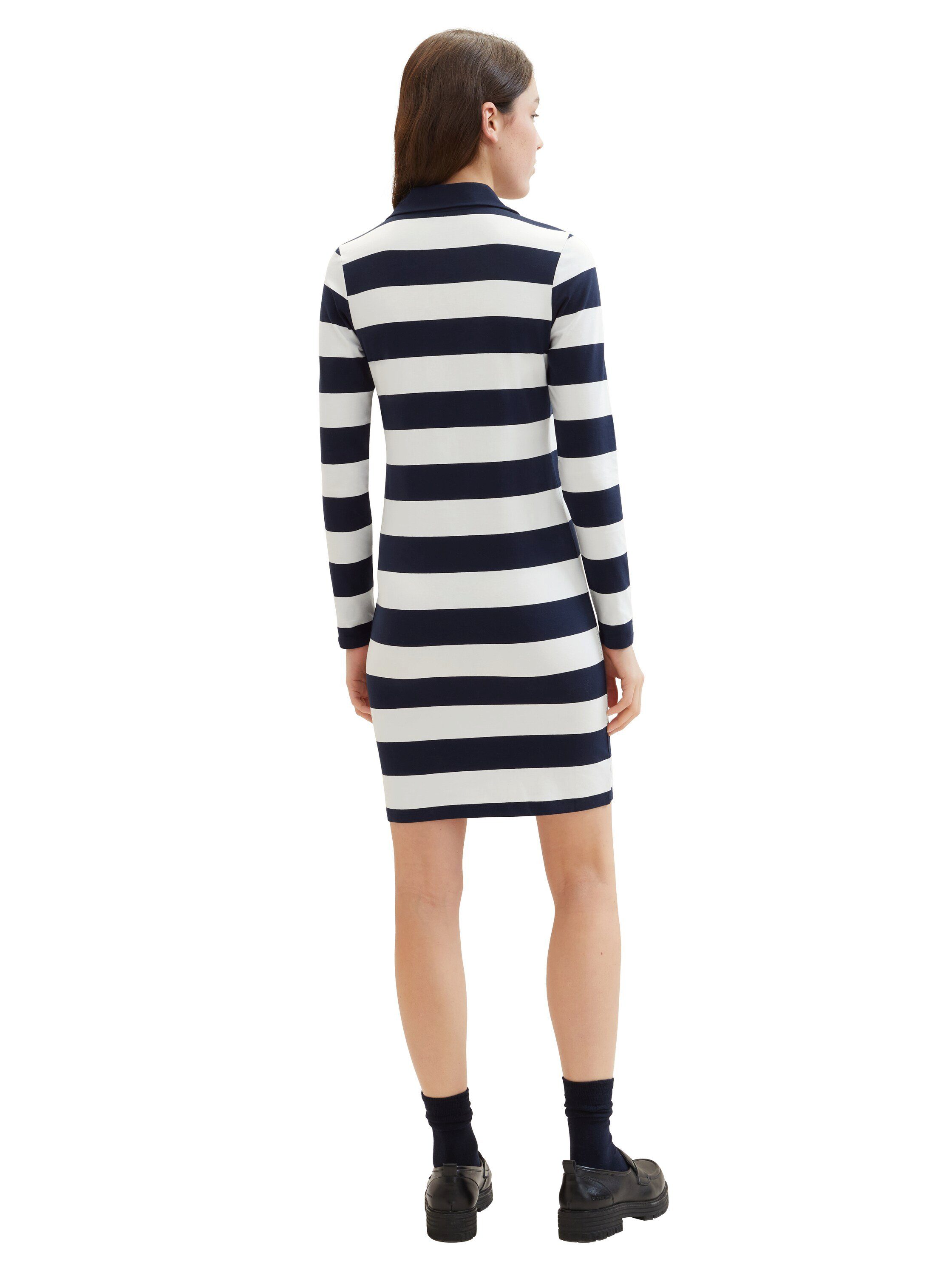 TOM TAILOR Denim Jerseykleid in Streifen-Optik günstig online kaufen