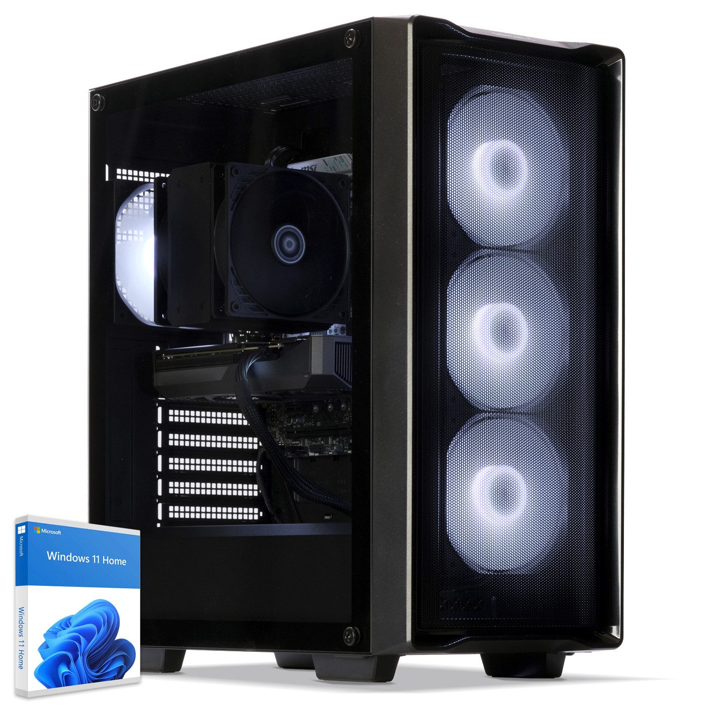 Sedatech UCCB520I1I1HF - Gaming-PC (AMD Ryzen 9 5900X 12x 3.7GHz (max 4.8GHz), Geforce RTX4060Ti 8GB, 32 GB RAM, 1000 GB SSD, WiFi 4)