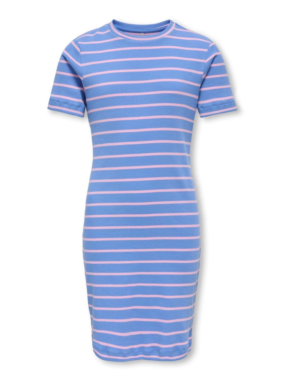 KIDS ONLY Jerseykleid Kogkenya S/S Rib Stripe Dress Jrs