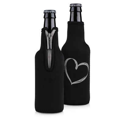 kwmobile Outdoor-Flaschenkühler, 2x 330ml Flasche Flaschenkühler - für Bier und andere Getränke - Neopren Kühler