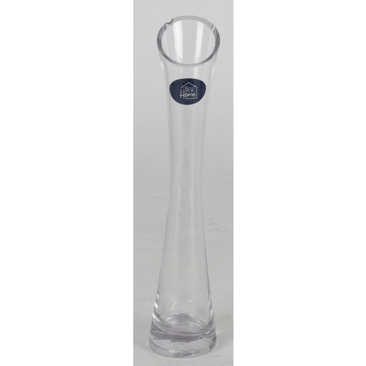 BURI Dekovase 12x Glas Vase Flasche Tisch Dekoration Blumen Strauch Strauß Haus Wohn