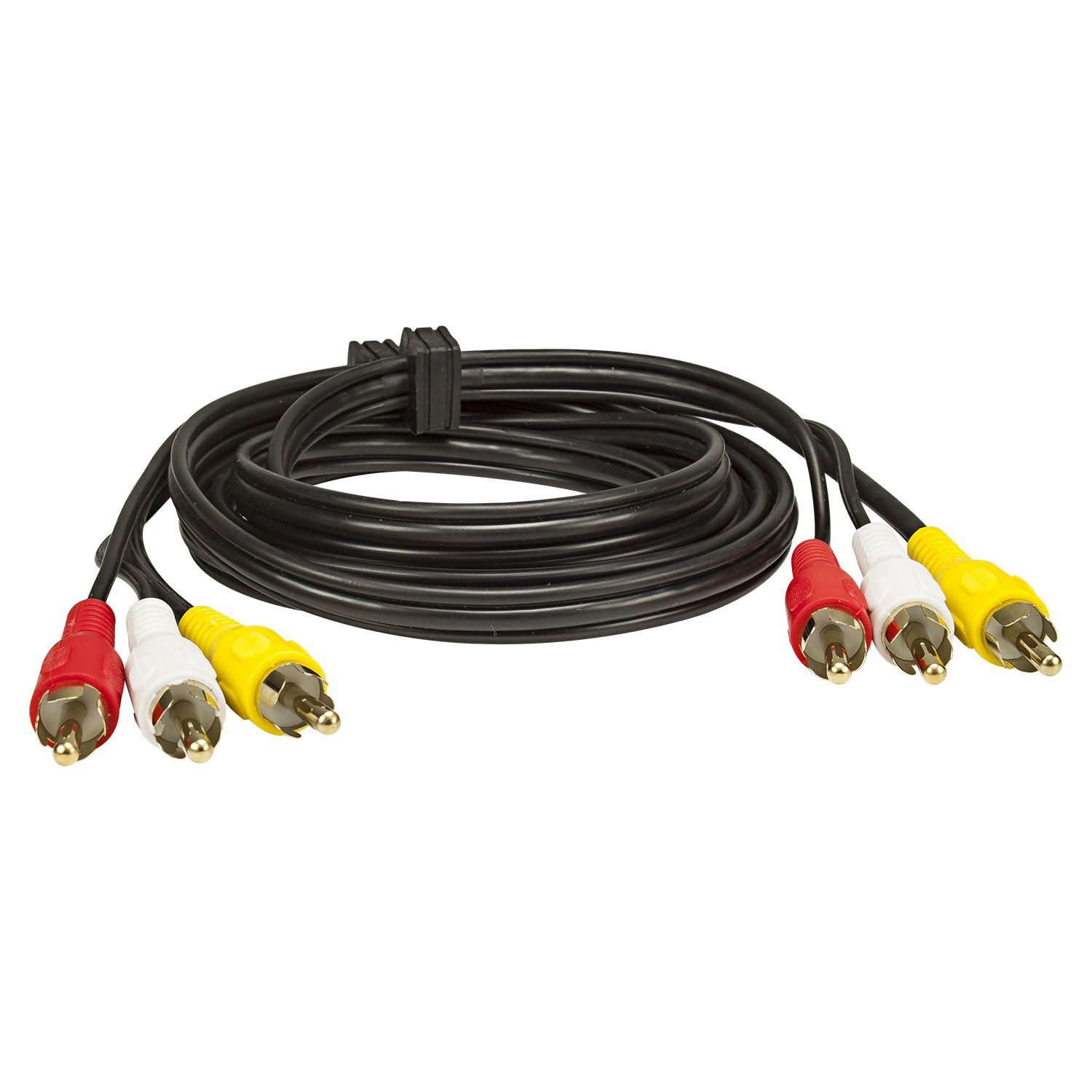 tomzz Audio 1,5m Audio Video RCA Cinchkabel Verlängerung mit 2 x Cinch-Audio 1 x C KFZ-Adapter
