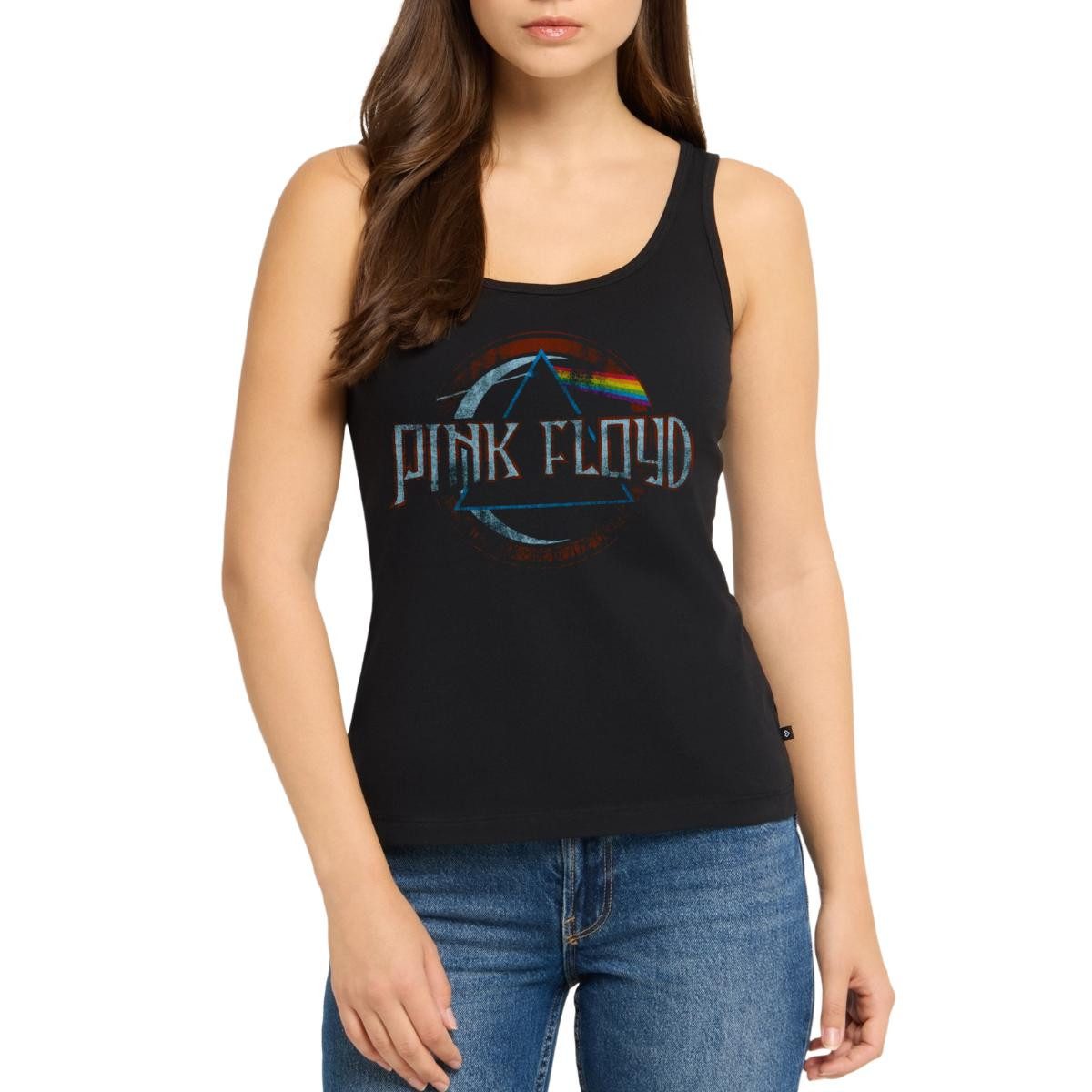Spreadshirt T-Shirt Pink Floyd Prism Logo Frauen Premium Tank Top (1-tlg)