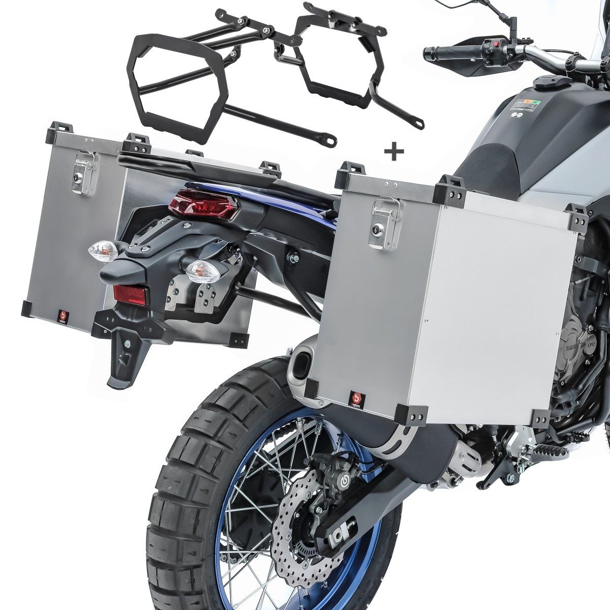 Bagtecs Kofferset Alu Koffer Set für BMW F 700 GS / F 650 GS 08-17 Namib 35l mit Koffert