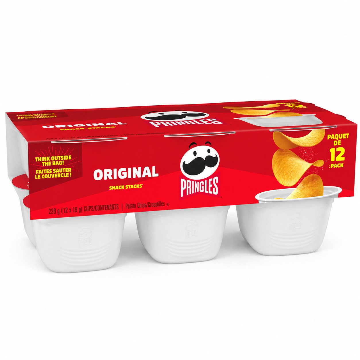 Pringles Süßigkeit Pringles Mini Snack 12x 19g Cup