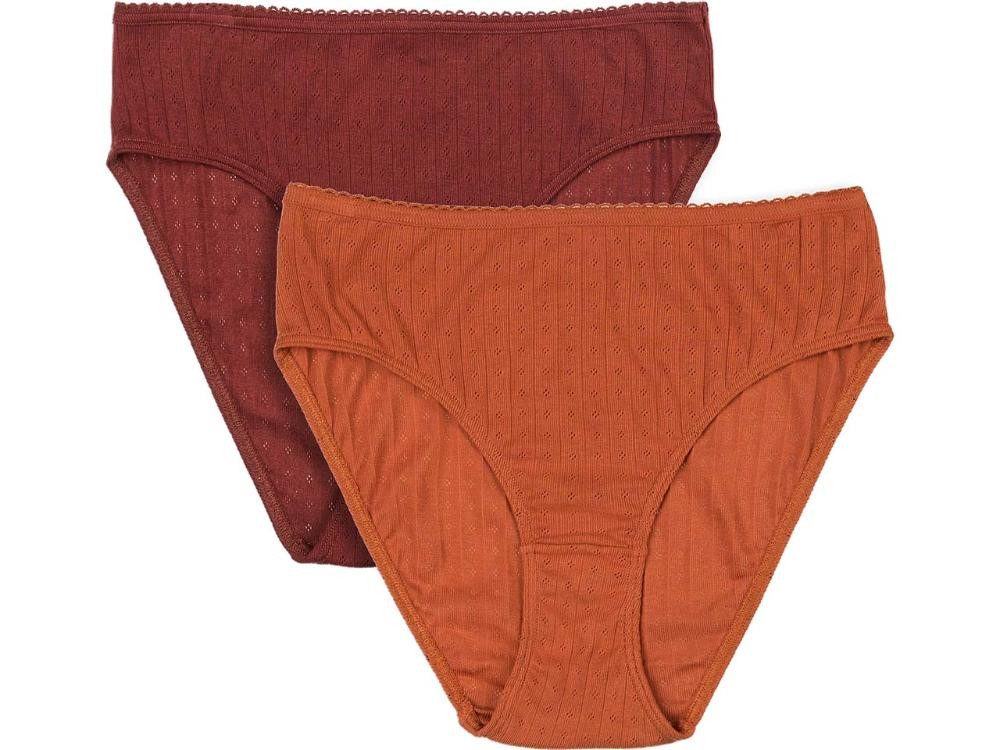LIVING CRAFTS String Living Crafts Bio-Damen-Slips 'RYLIE' mit Ajourmus