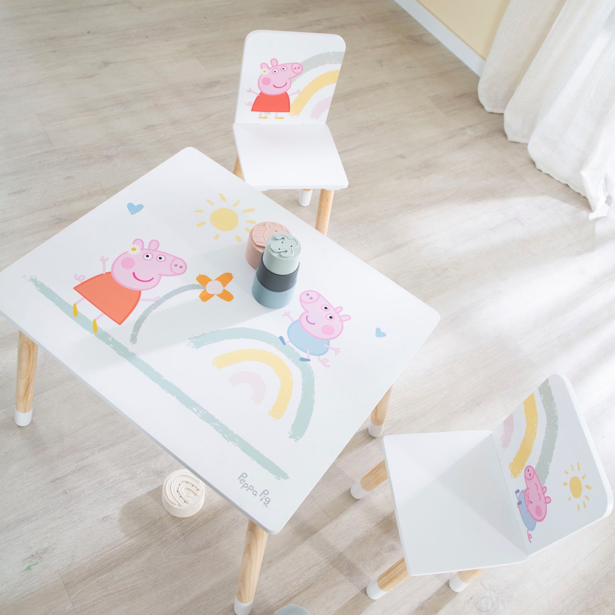 roba® Peppa Pig children's seating set (3-piece)