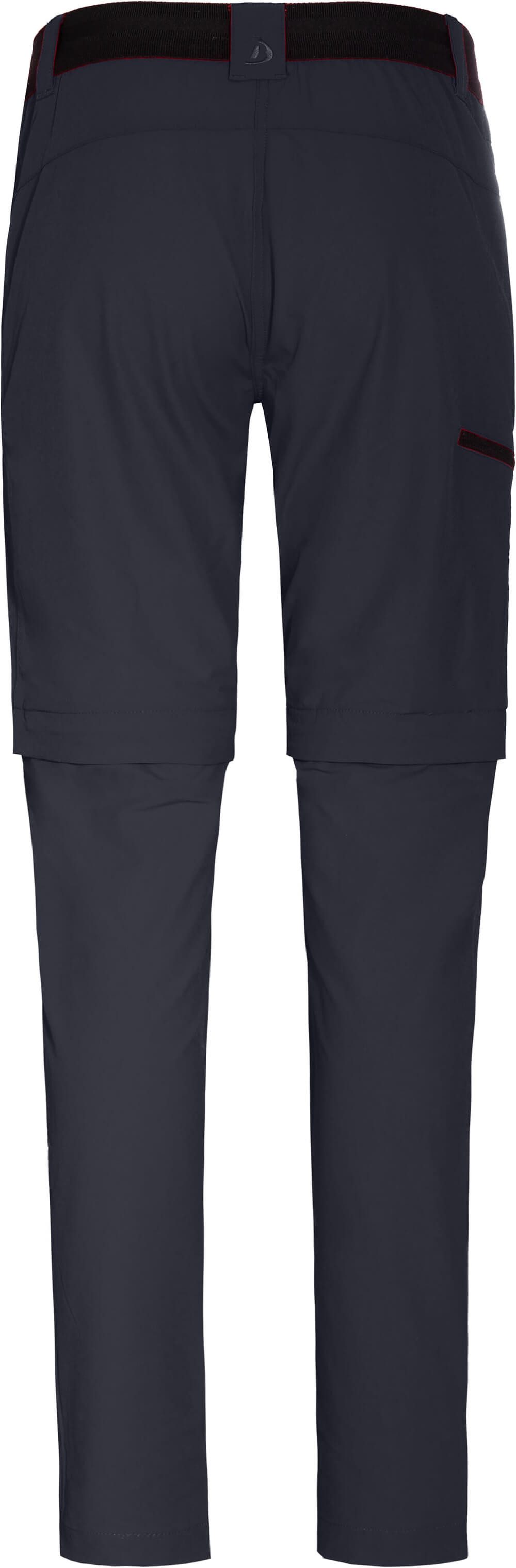 Bergson Outdoorhose VIDAA COMFORT Zipp Off (slim) Damen Wanderhose, leicht strapazierfähig, Langgrößen, Nacht blau