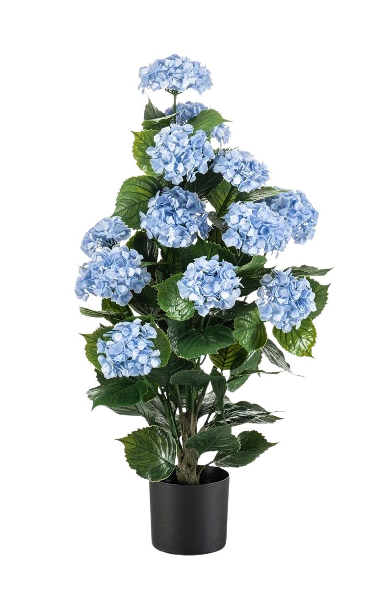 Kunstblume Künstliche Hortensie - Florida, 90 cm, Emerald
