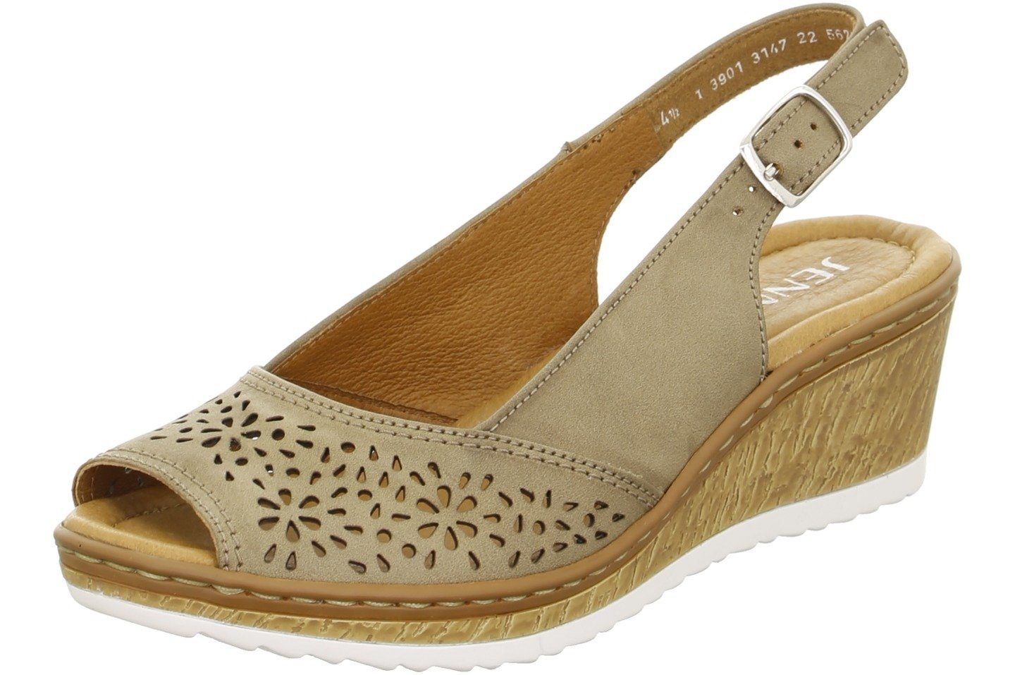 Jenny Jenny by Ara Damen Keilsandalette 22-56733-07 taupe beige Sandale