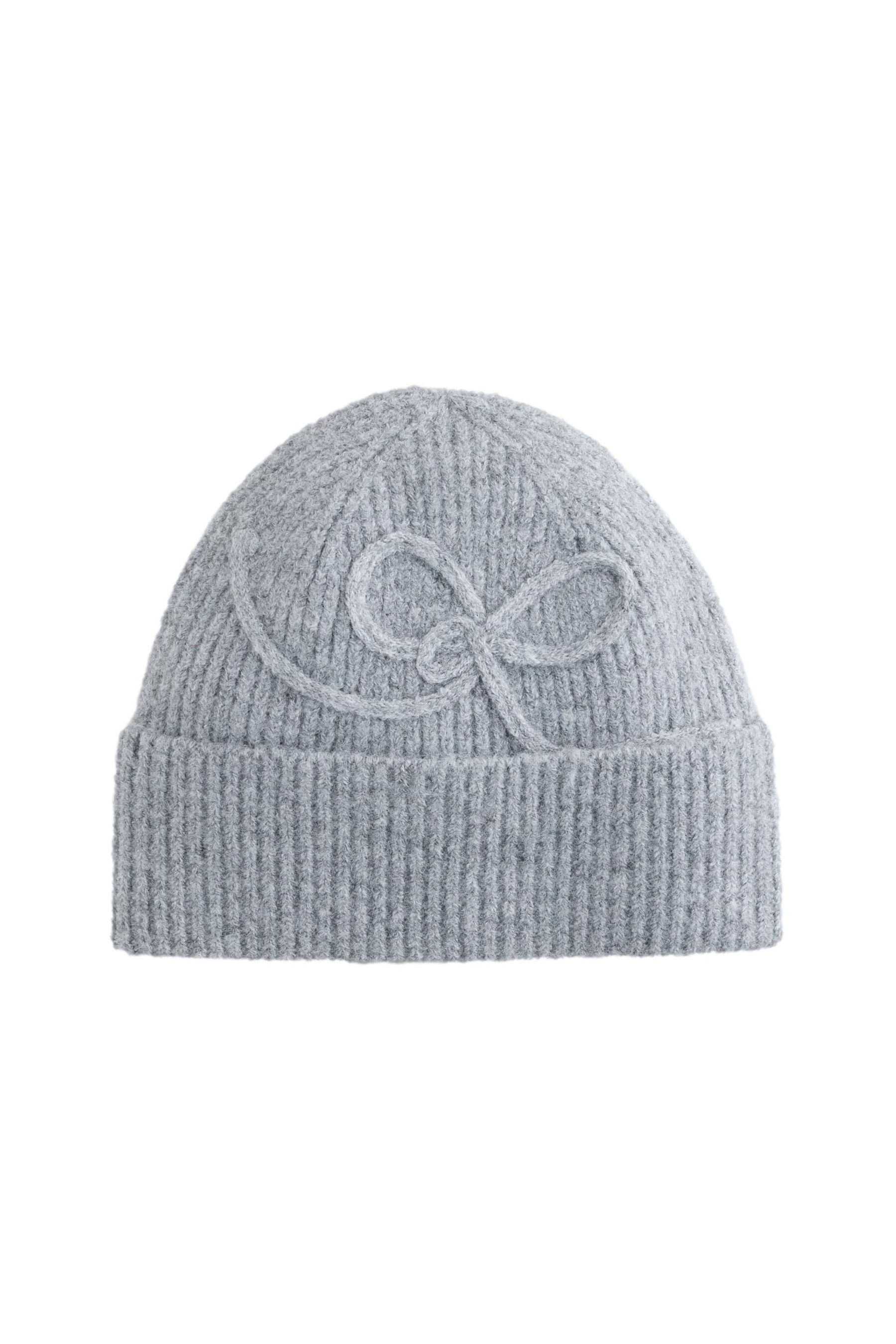 Next Beanie Beanie mit Schleifendetail (1-St)