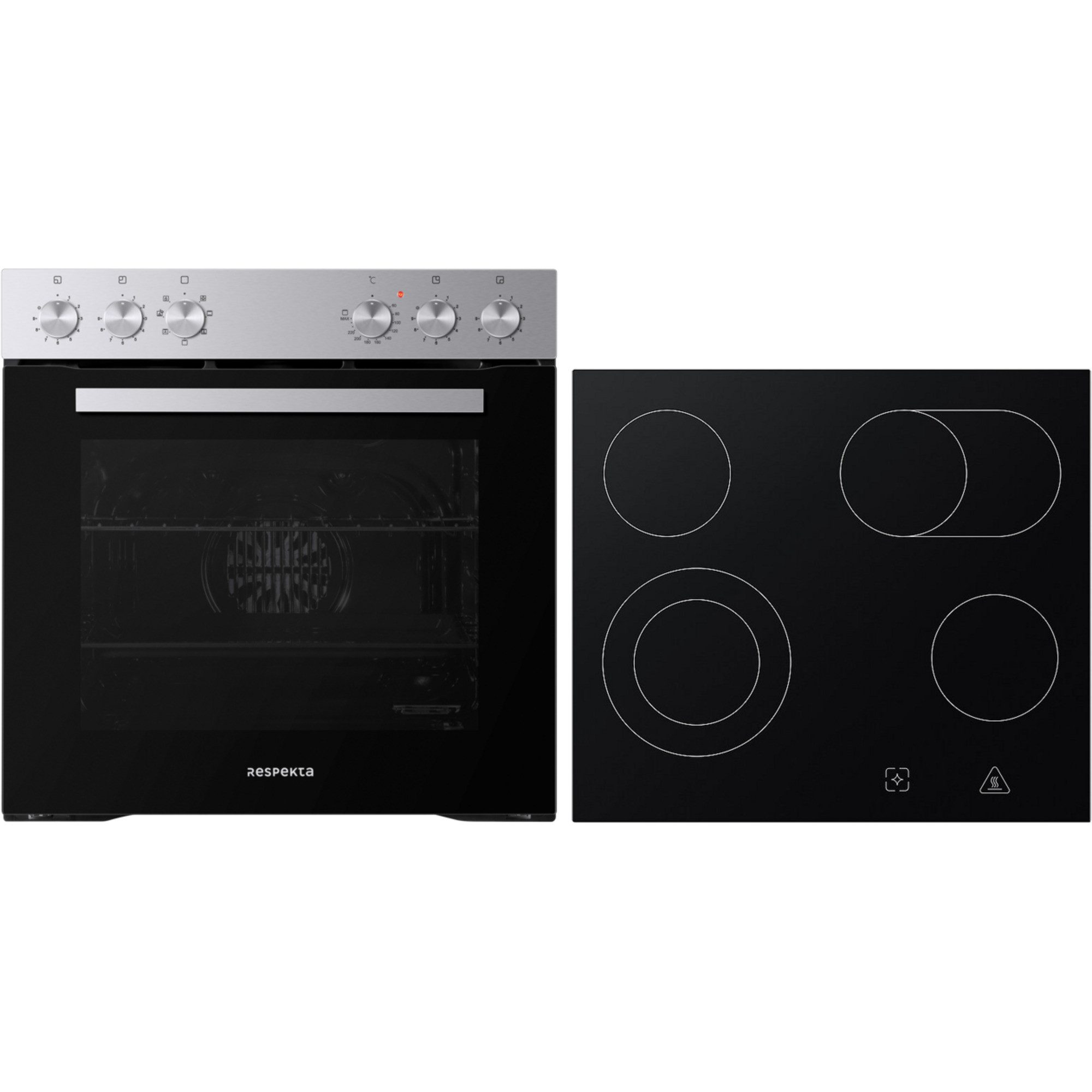 RESPEKTA Backofen Respekta HS2201-26, Herdset