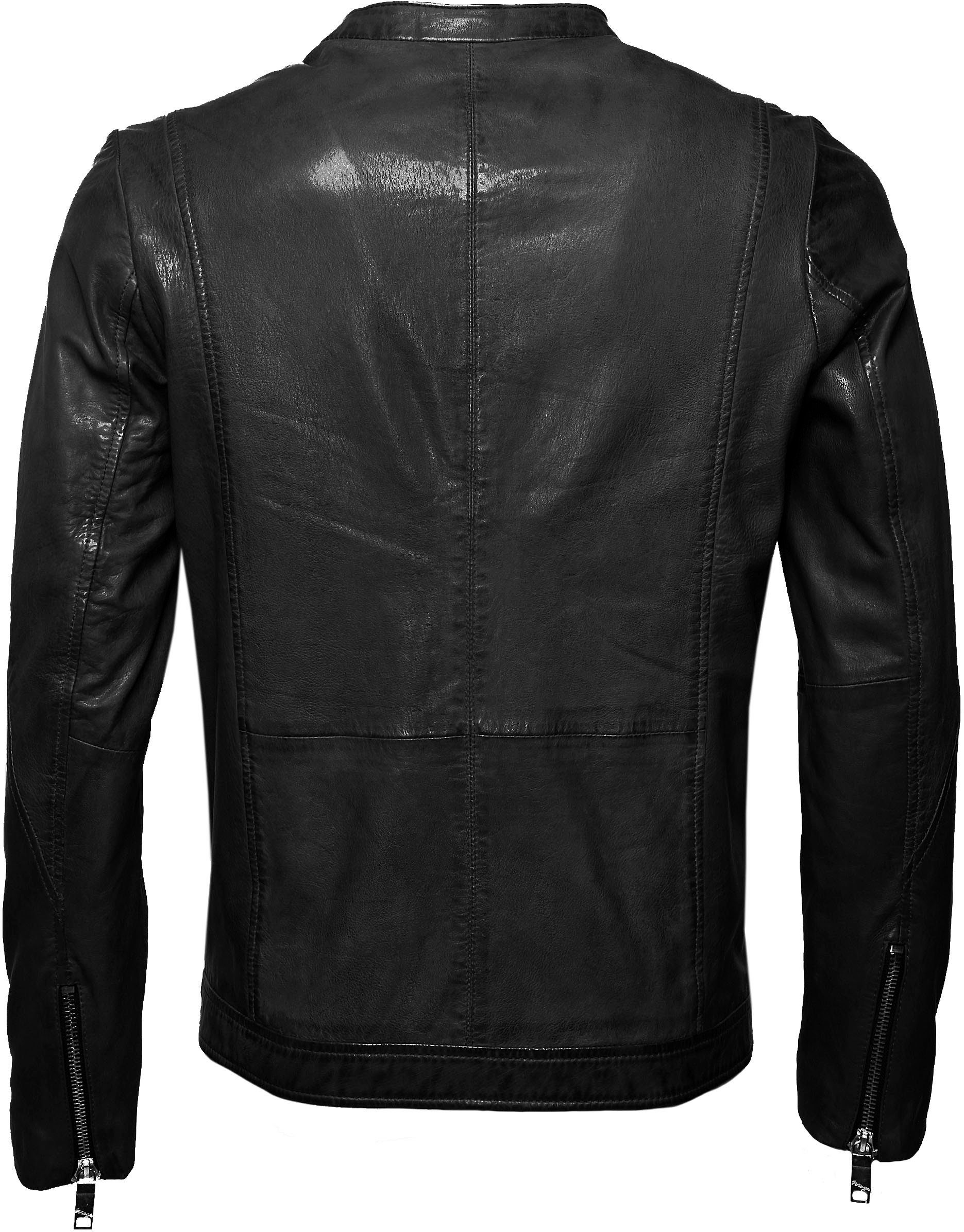 Maze Lederjacke schwarz