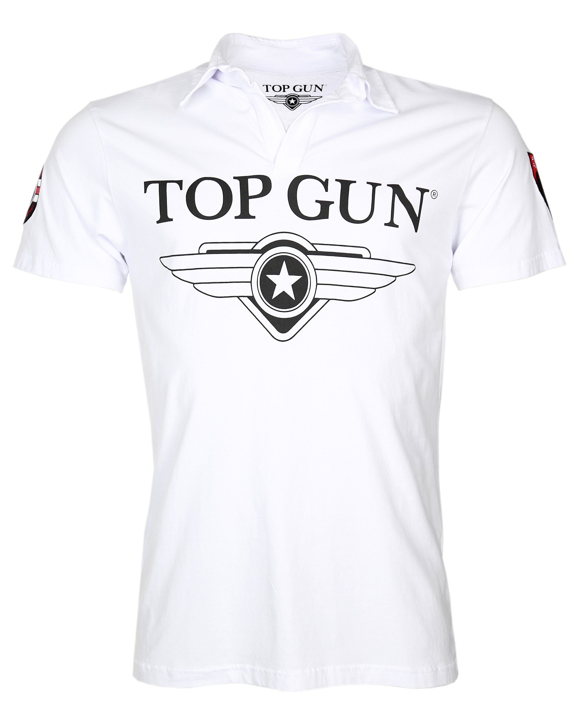 GUN white TOP TG20191010 T-Shirt Moon