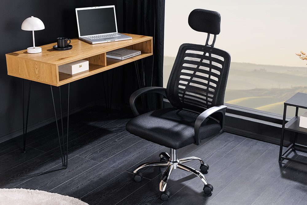 riess-ambiente Bürostuhl YOGA schwarz - höhenverstellbar, drehbar, ergonomi günstig online kaufen