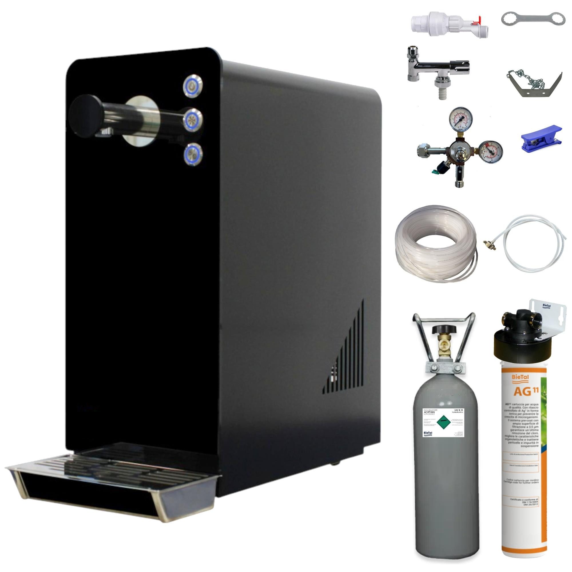 Wassersprudler Wassersprudler Sprudelwassergerät BieTal BT-15 Set mit Kühlung