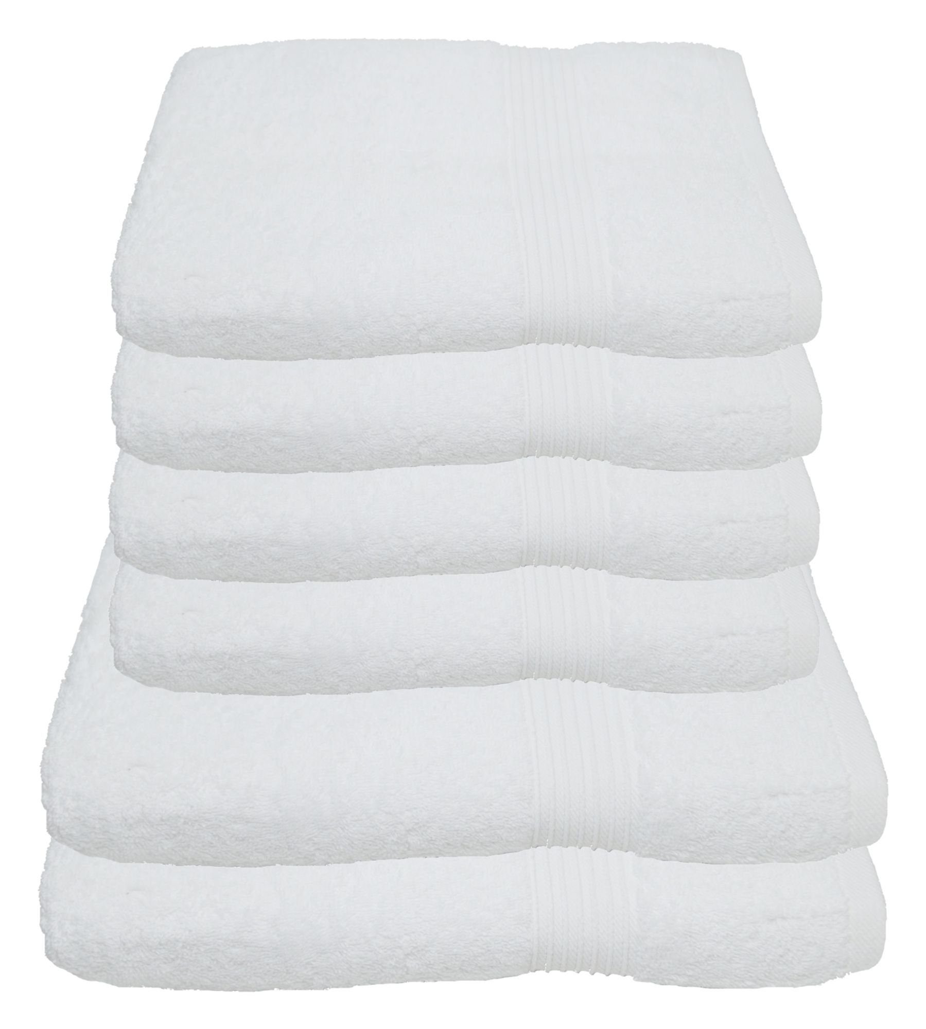 Julie Julsen Handtücher 6-Handtücher-Weiss, Baumwolle (6-St) günstig online kaufen