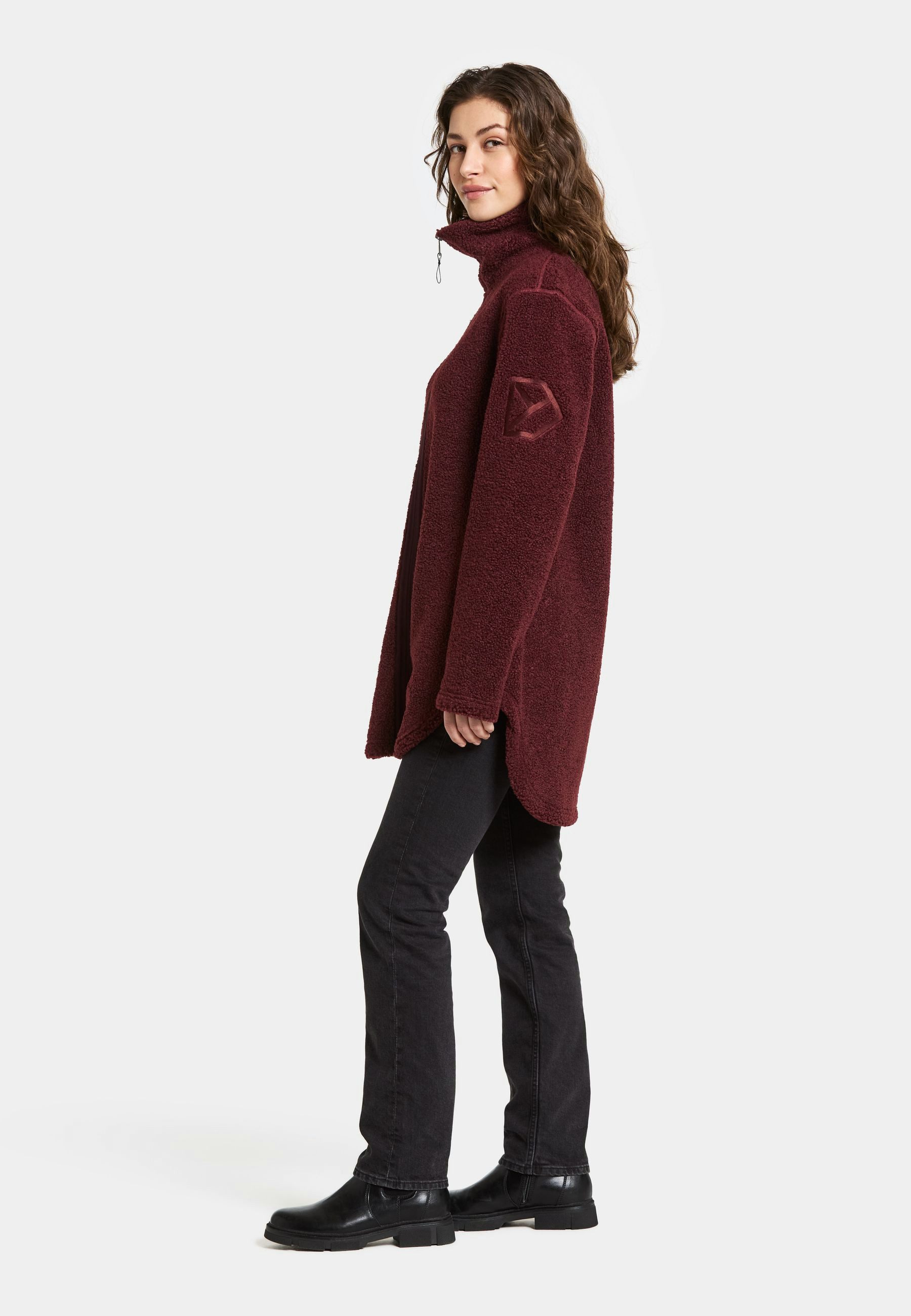 Didriksons Fleecejacke Damen Pile Teddy UMI mit Taschen