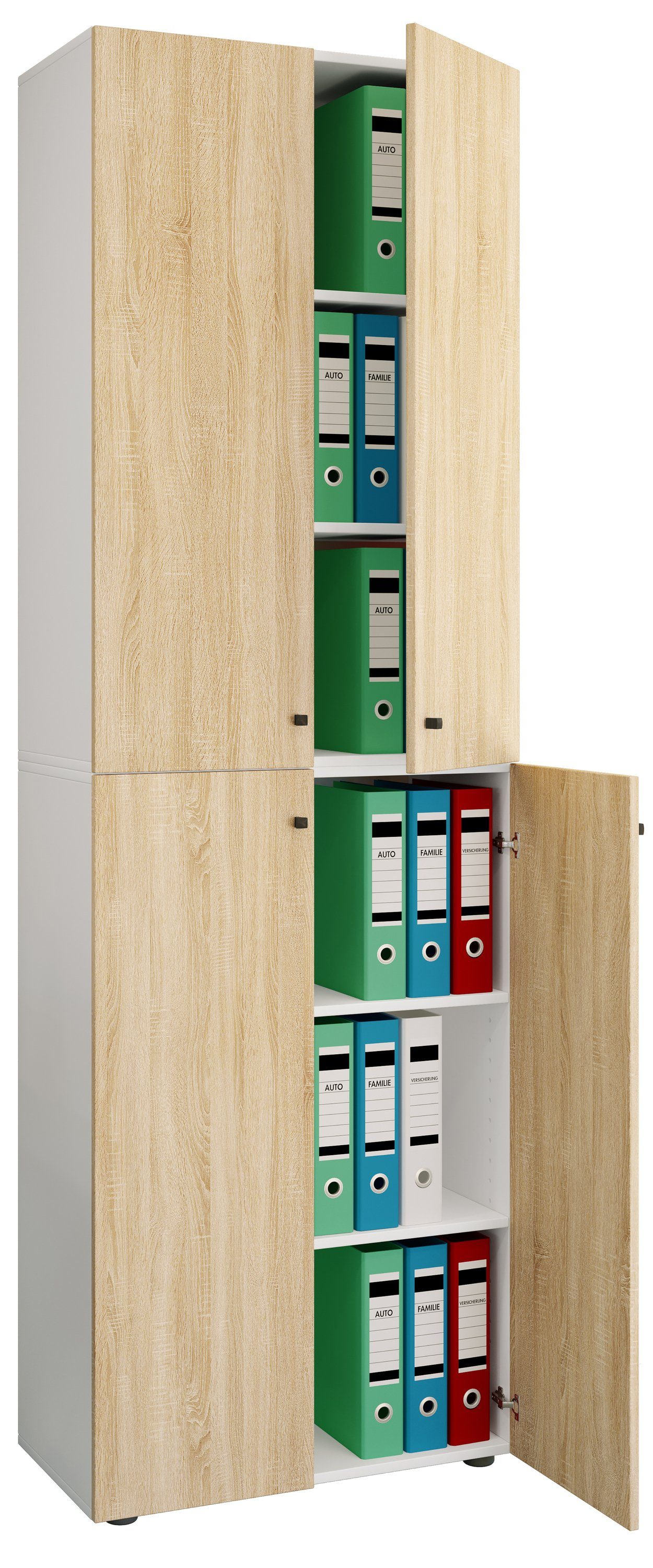 VCM Aktenschrank Büroschrank Bücher Ordner Aktenschrank günstig online kaufen