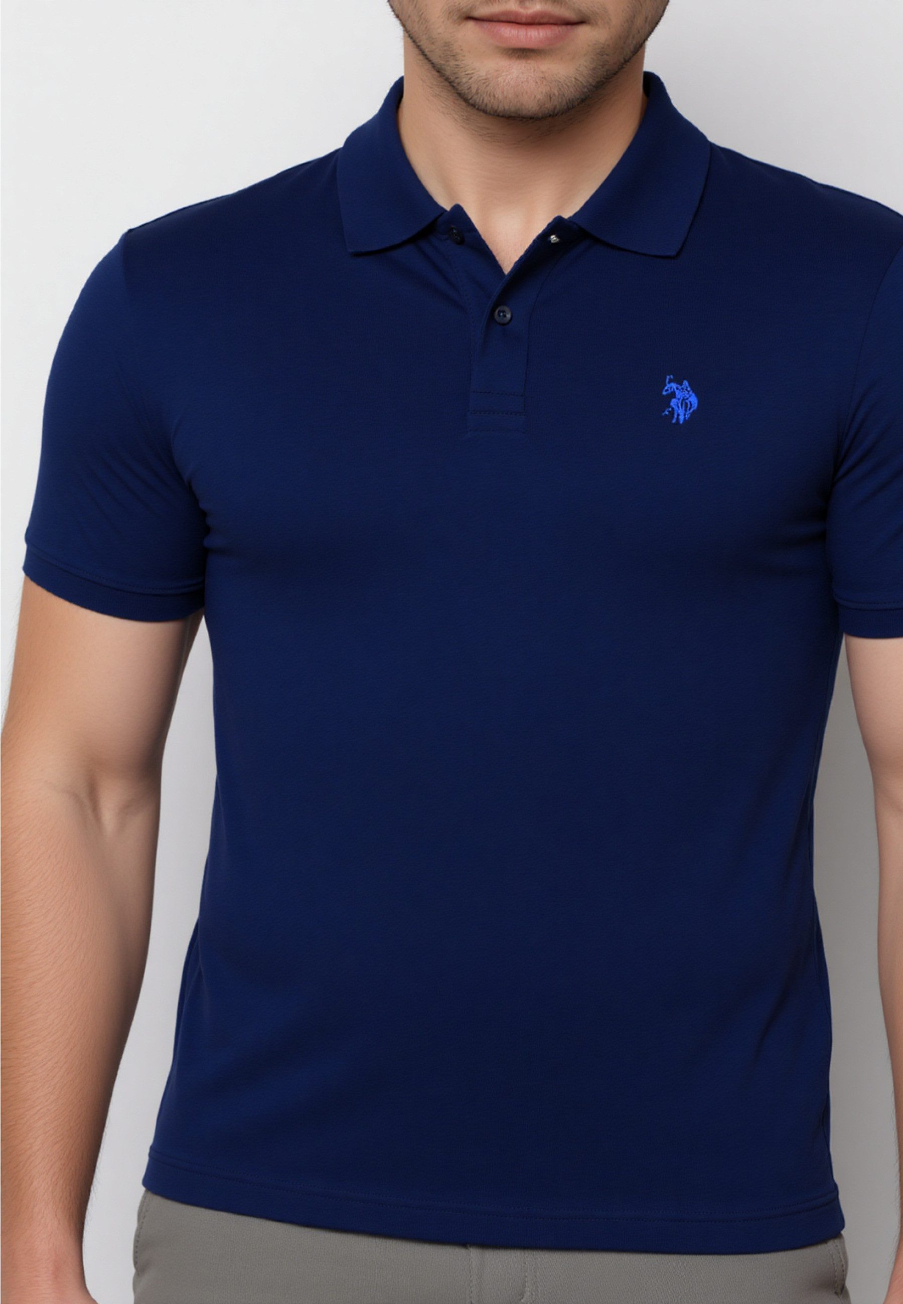 U.S. Polo Assn. Poloshirt Poloshirt Basic Kurzarmshirt (1-tlg., 1) – Bild 4 von 4