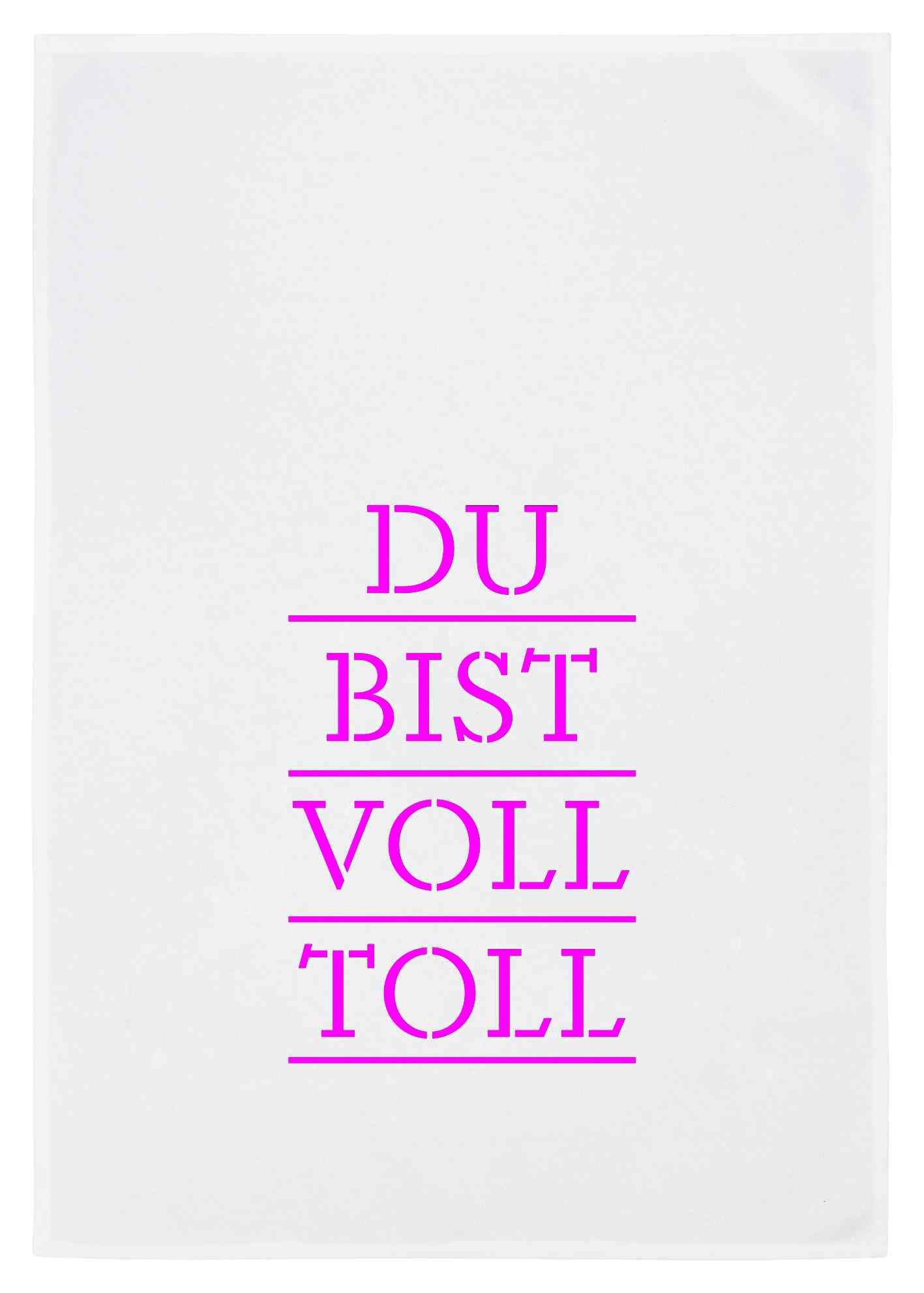 17,30 Hamburg Geschirrtuch Geschirrtuch-DU BIST VOLL günstig online kaufen