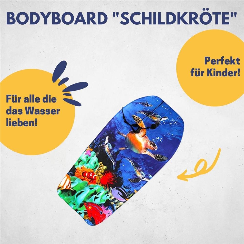 Best Sporting Bodyboard Kinder Schildkröte, Kinder-Surfbrett, 92 cm, Maximale Belastbarkeit bis 75 kg