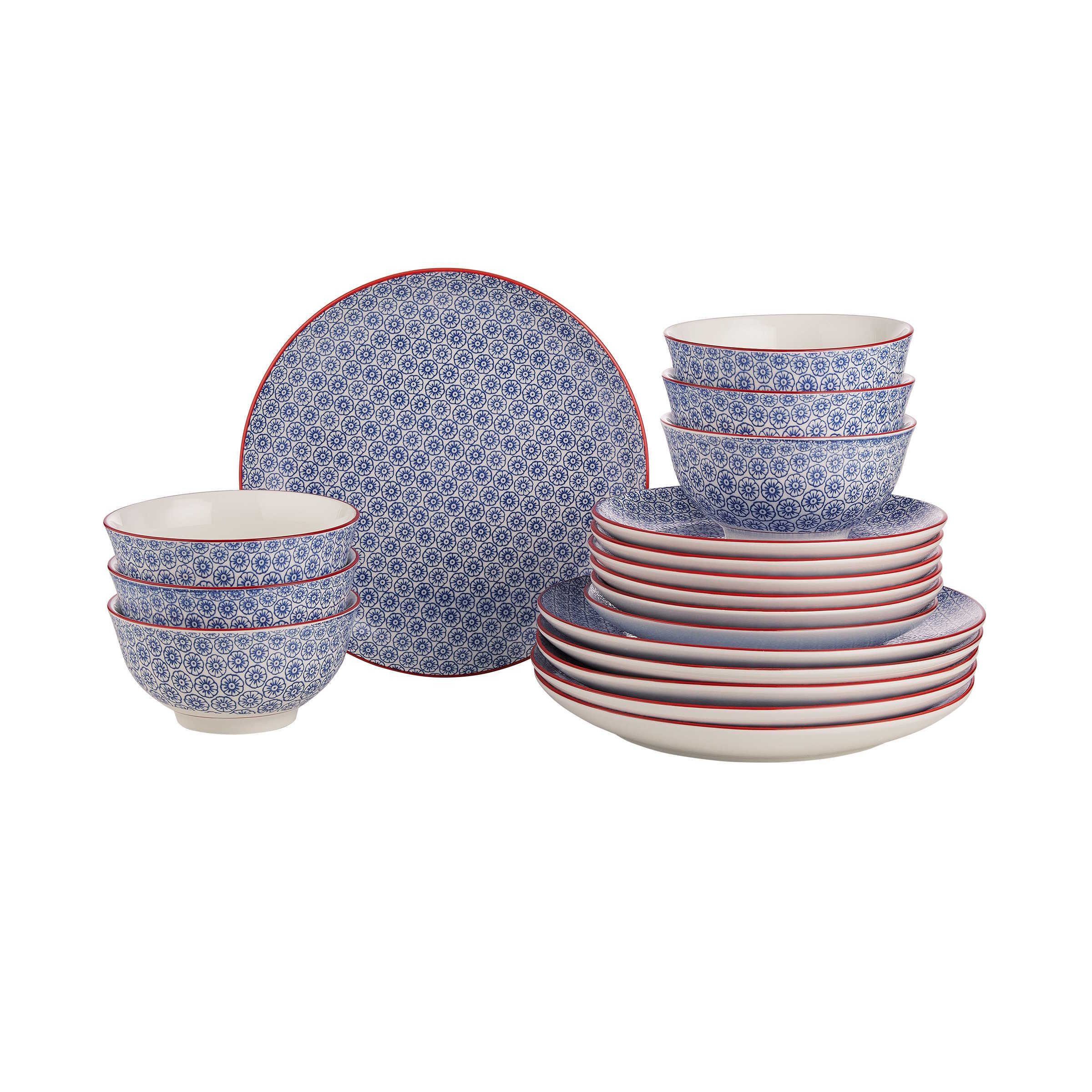 BUTLERS Frühstücksteller »RETRO GeschirrSet 18tlg.« online kaufen OTTO